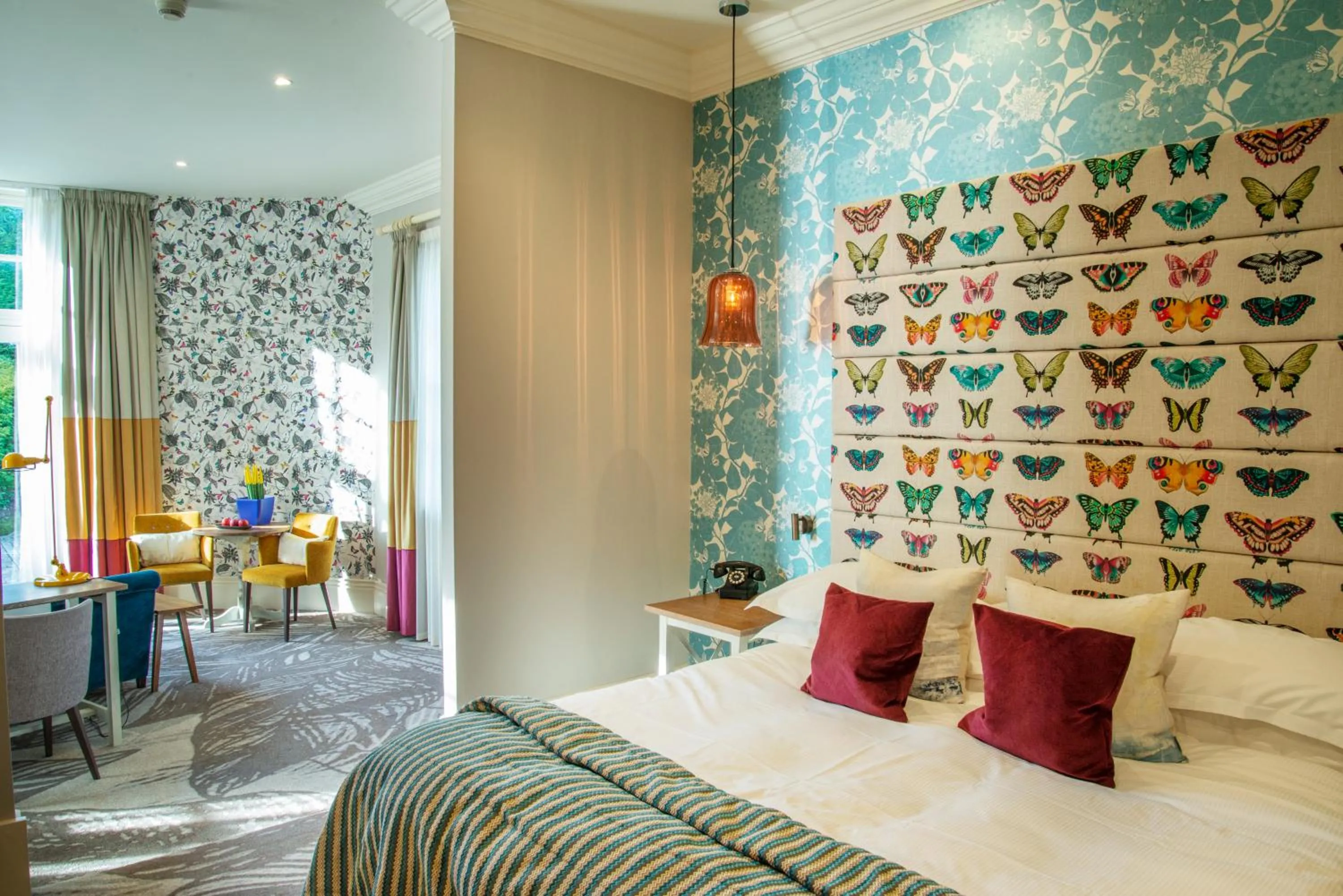 Bedroom, Bed in Seaham Hall and Serenity Spa