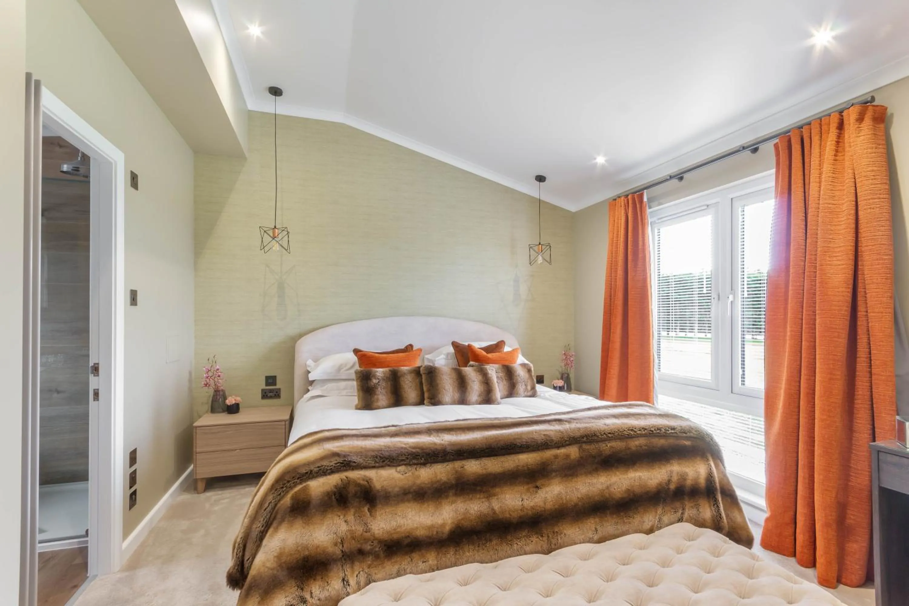 Bedroom, Bed in Seaham Hall and Serenity Spa