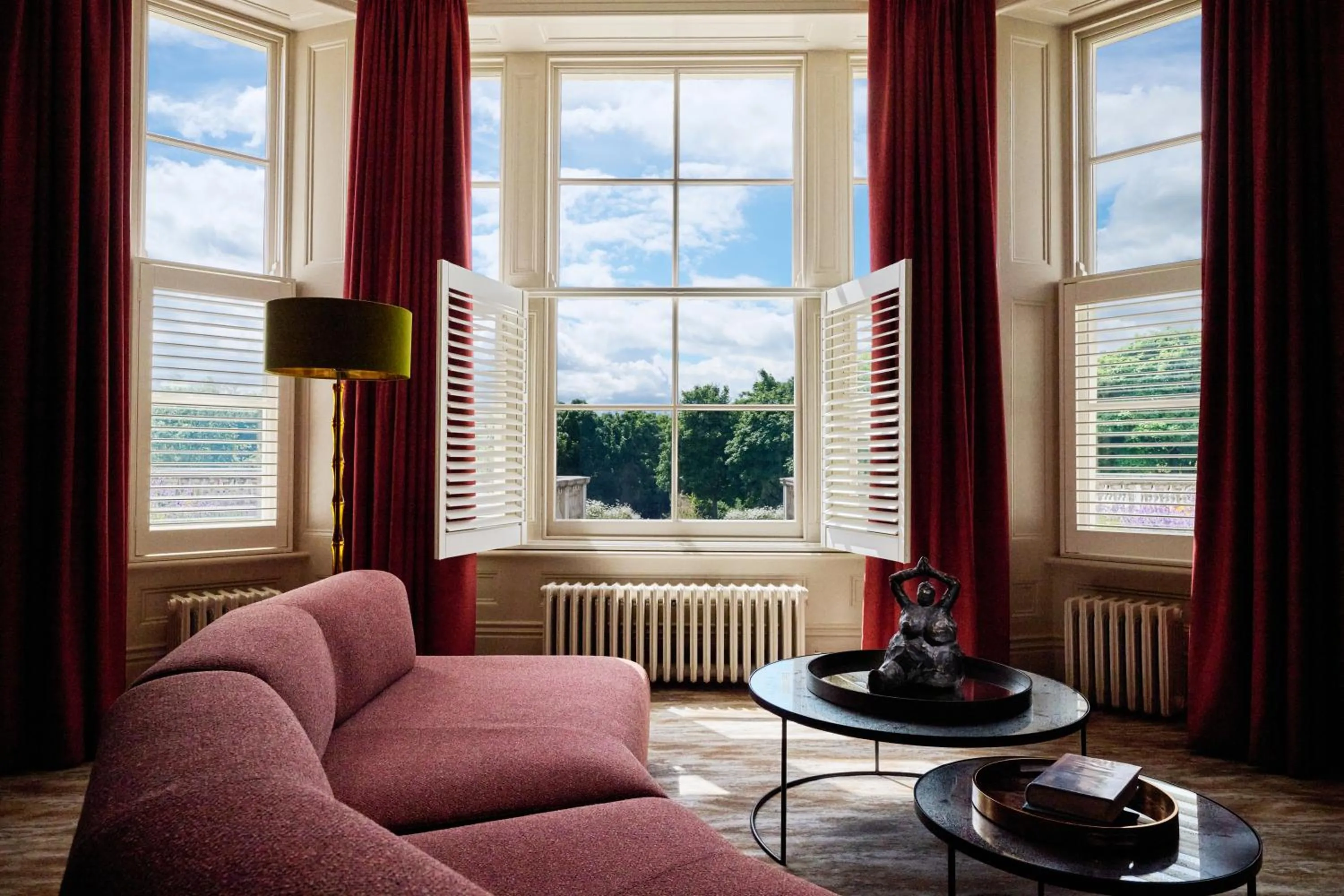 Seating area in Seaham Hall and Serenity Spa