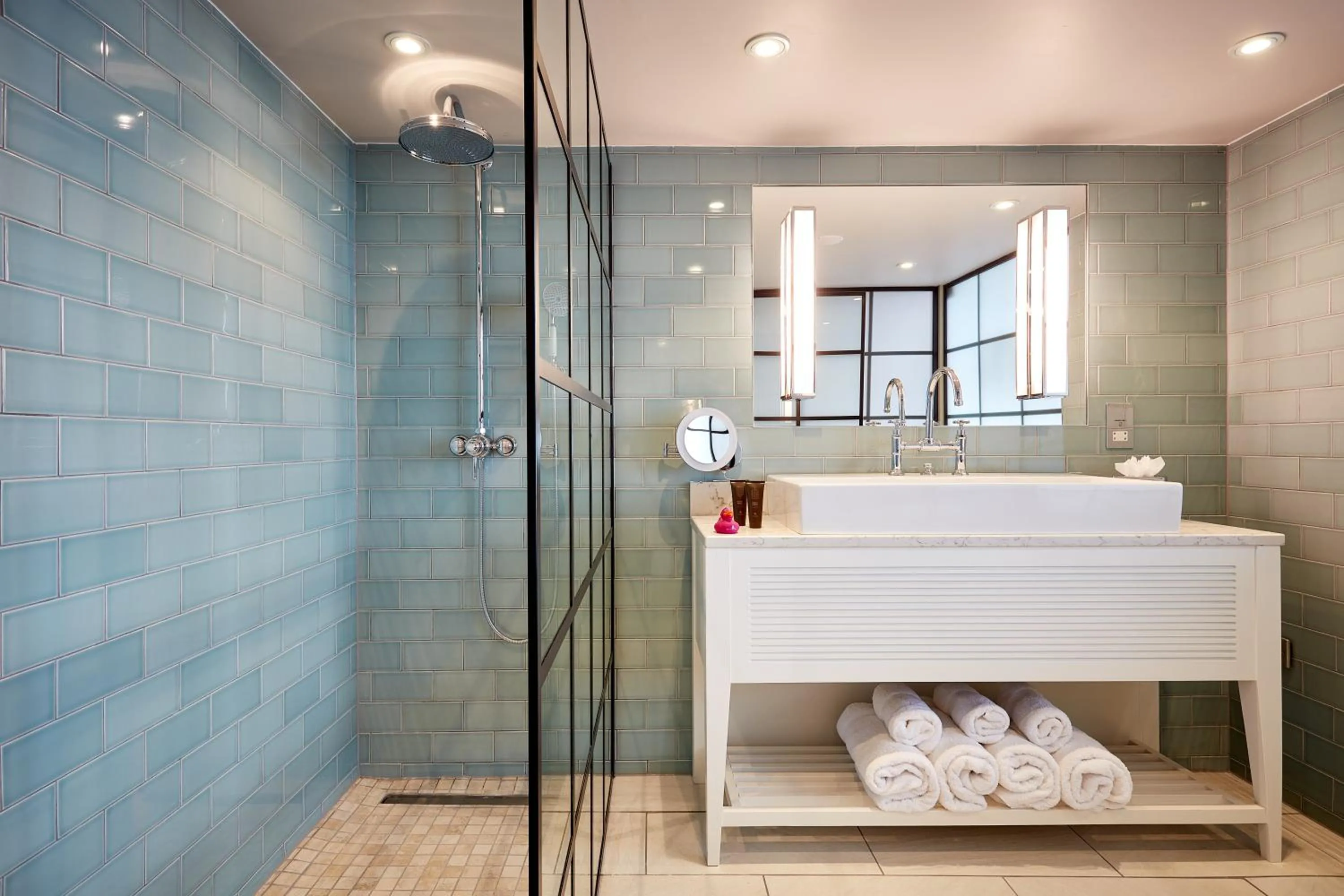 Shower in Seaham Hall and Serenity Spa