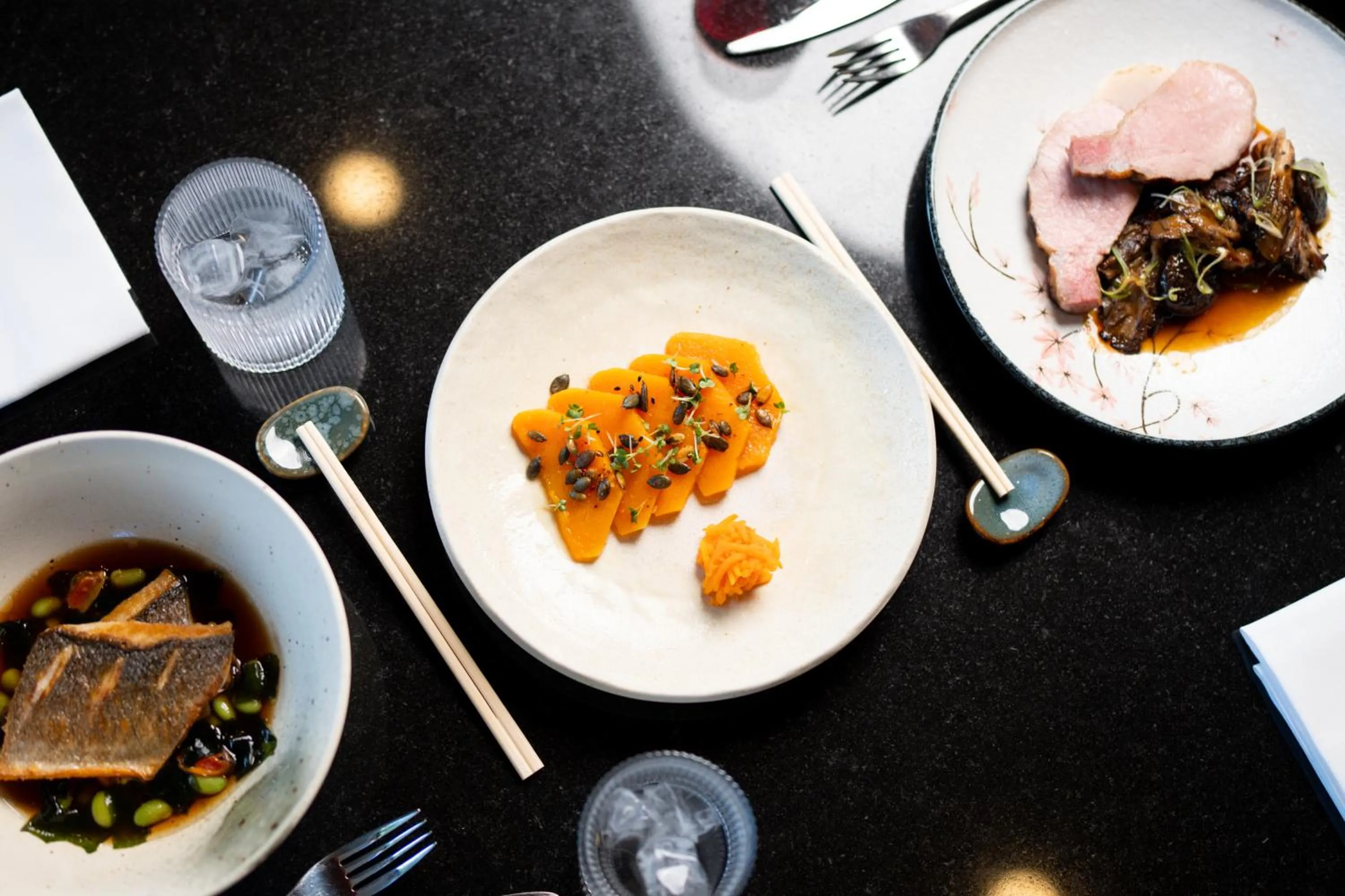 Food in Seaham Hall and Serenity Spa