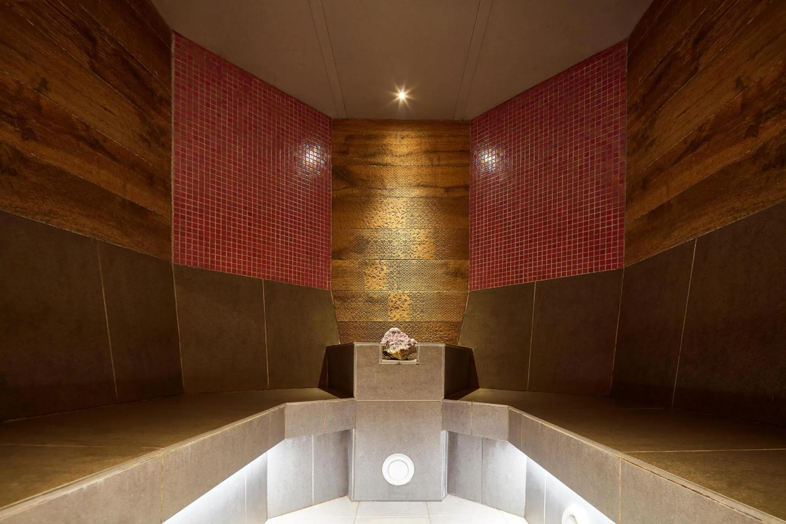 Steam room in Seaham Hall and Serenity Spa