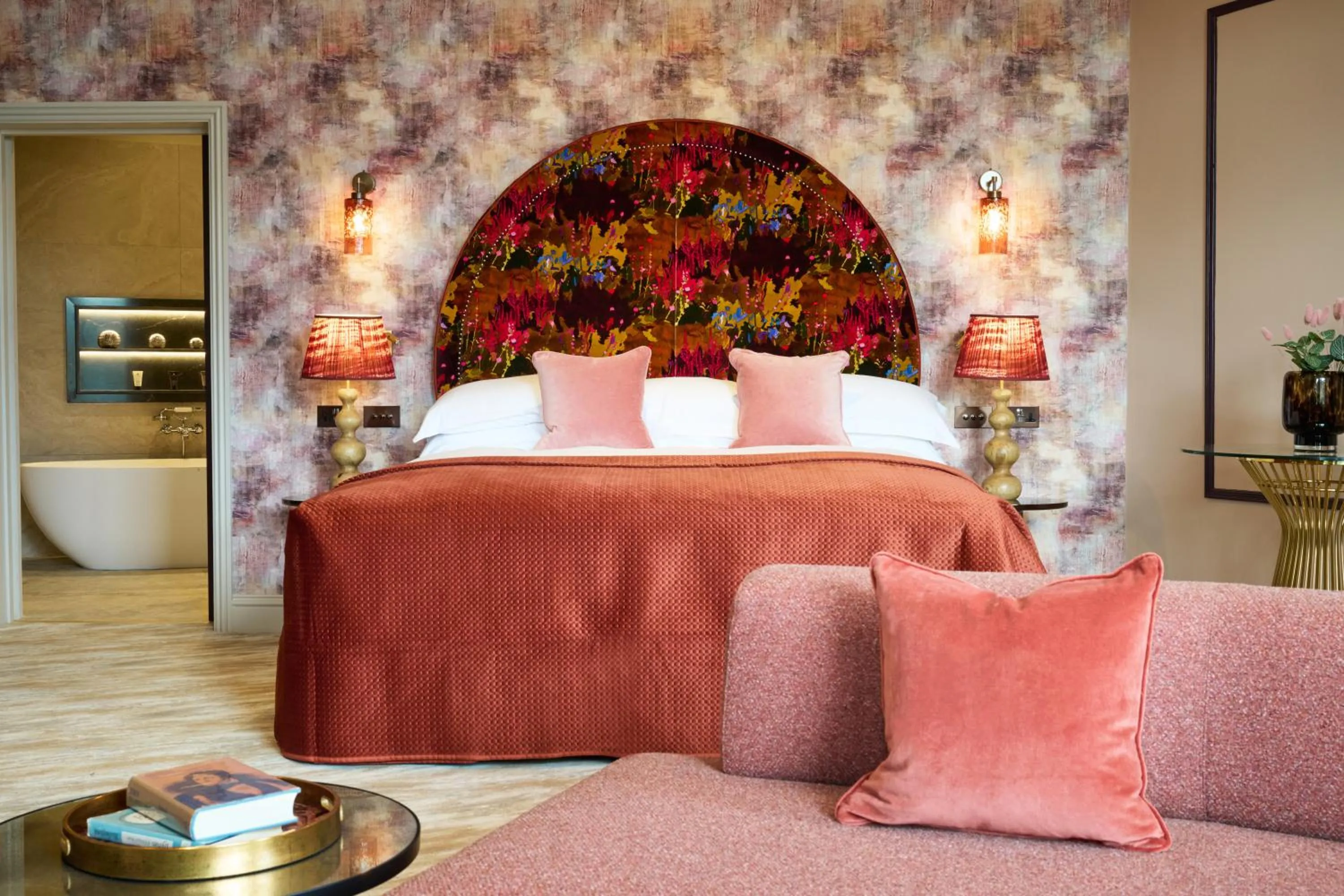 Bedroom, Bed in Seaham Hall and Serenity Spa