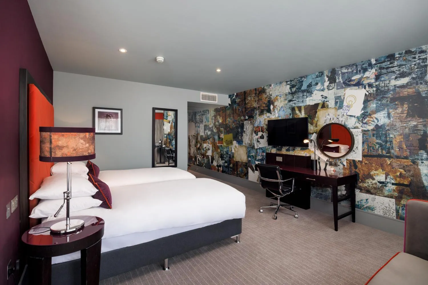 Bedroom, Bed in Malmaison Aberdeen