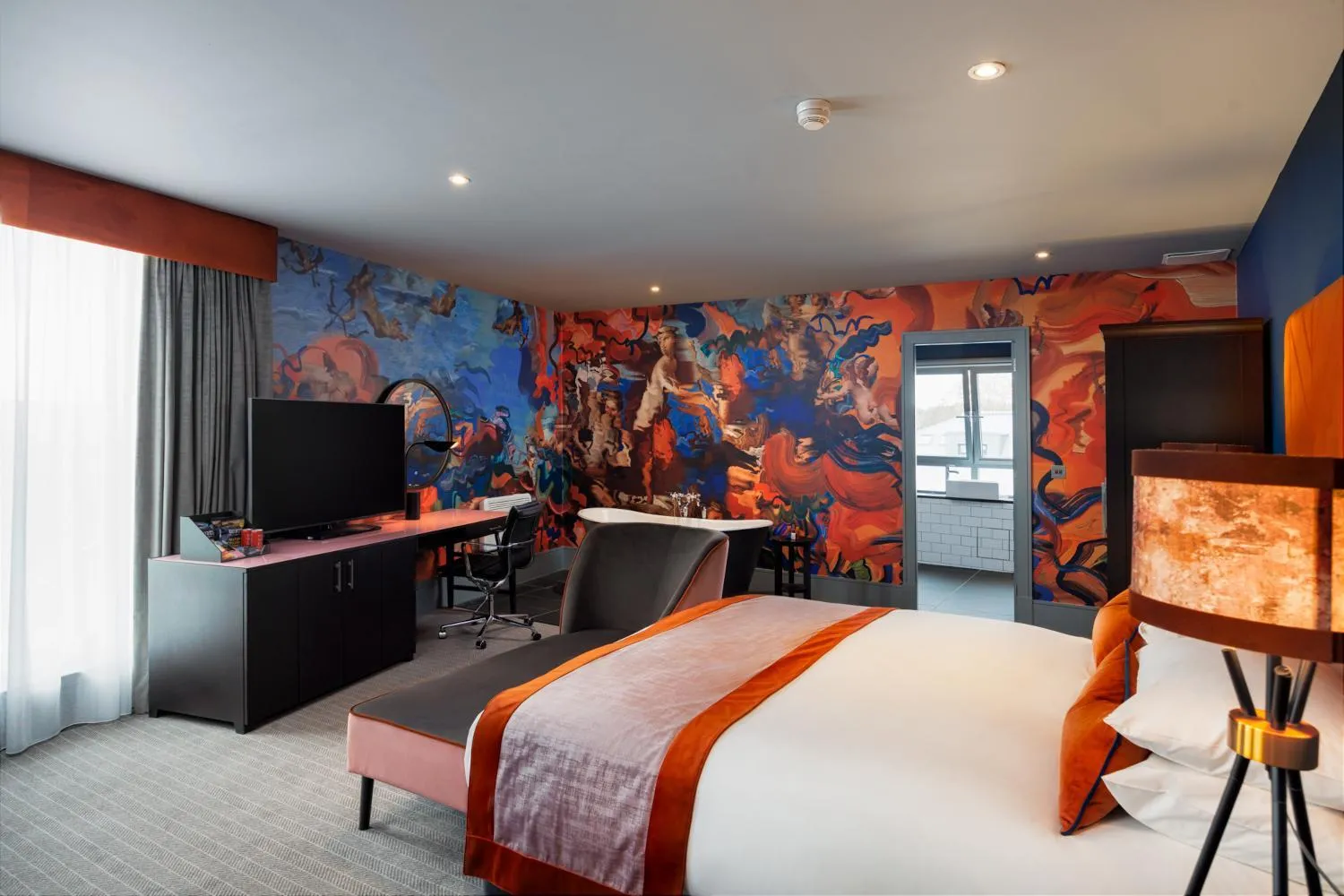 Bedroom, Bed in Malmaison Aberdeen