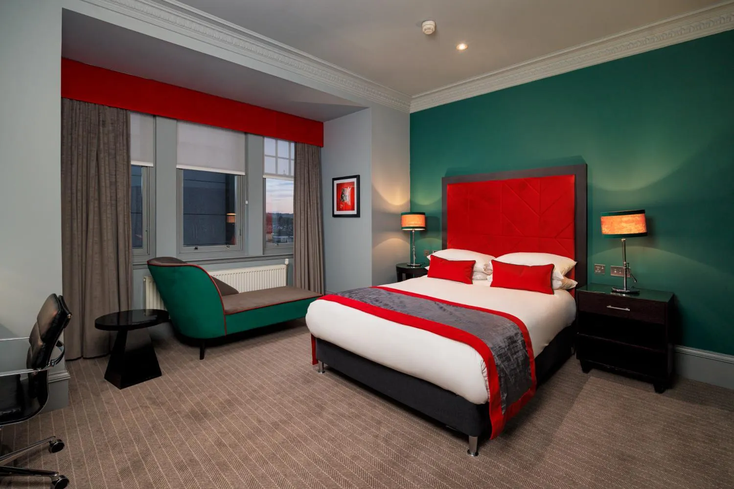 Bedroom, Bed in Malmaison Aberdeen
