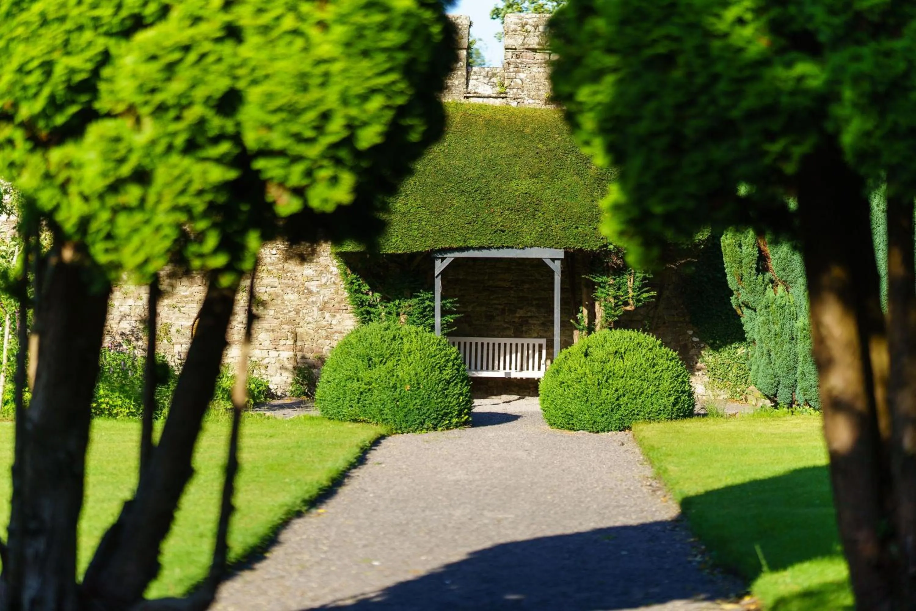 Garden in Thornbury Castle - A Relais & Chateaux Hotel