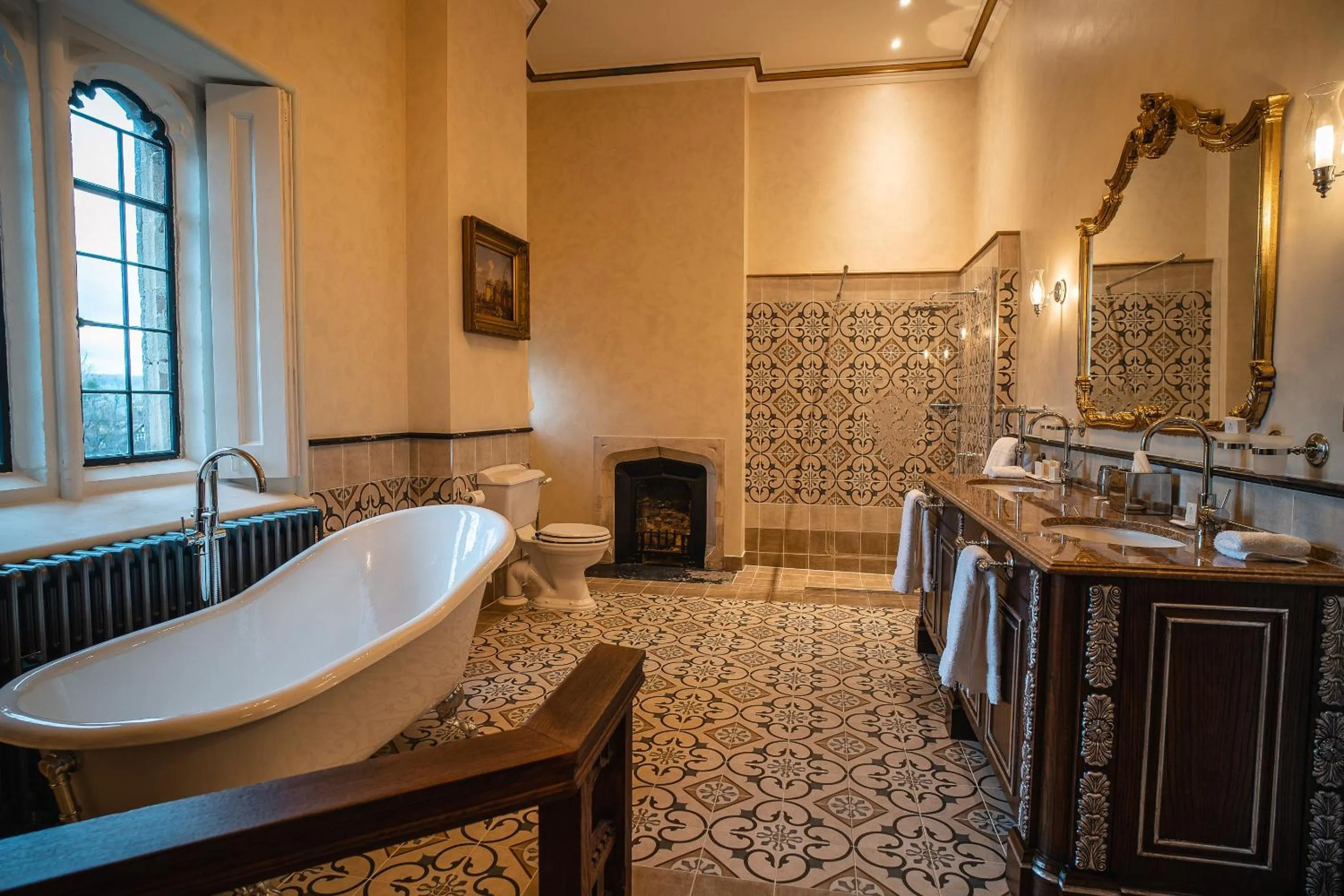 Bathroom in Thornbury Castle - A Relais & Chateaux Hotel