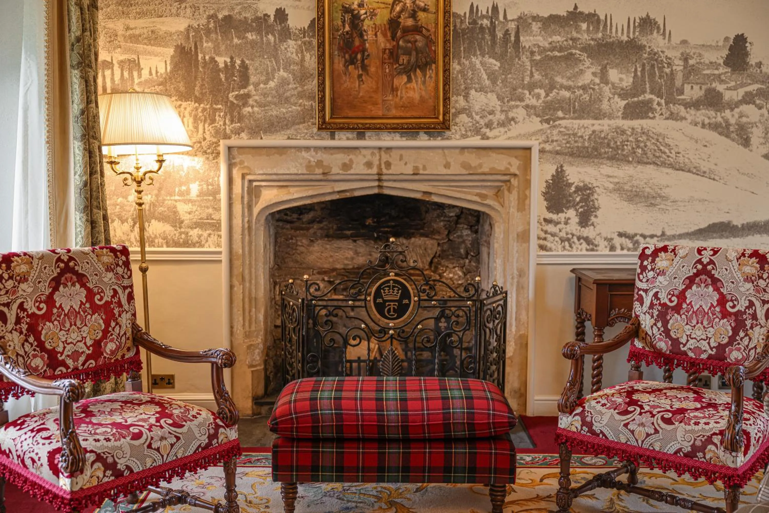 Seating area in Thornbury Castle - A Relais & Chateaux Hotel