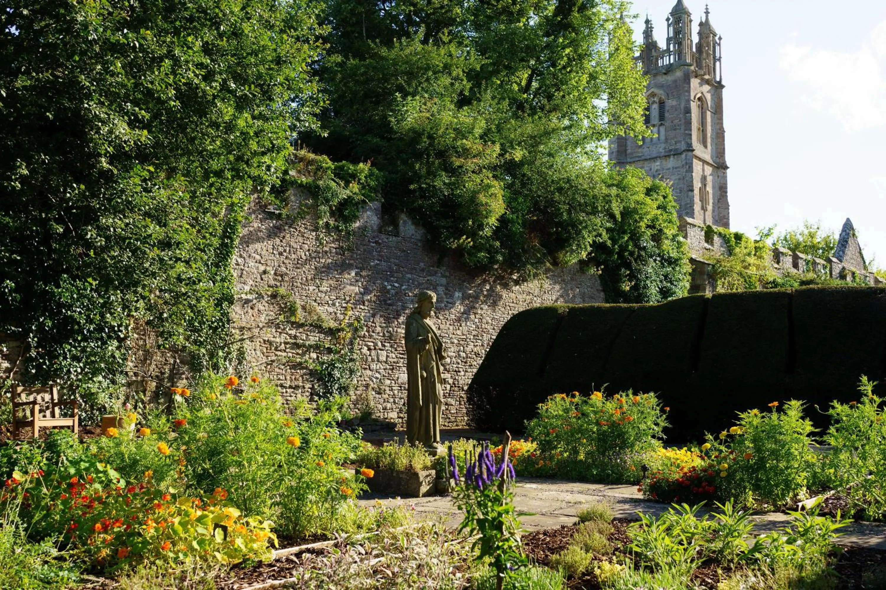 Garden in Thornbury Castle - A Relais & Chateaux Hotel