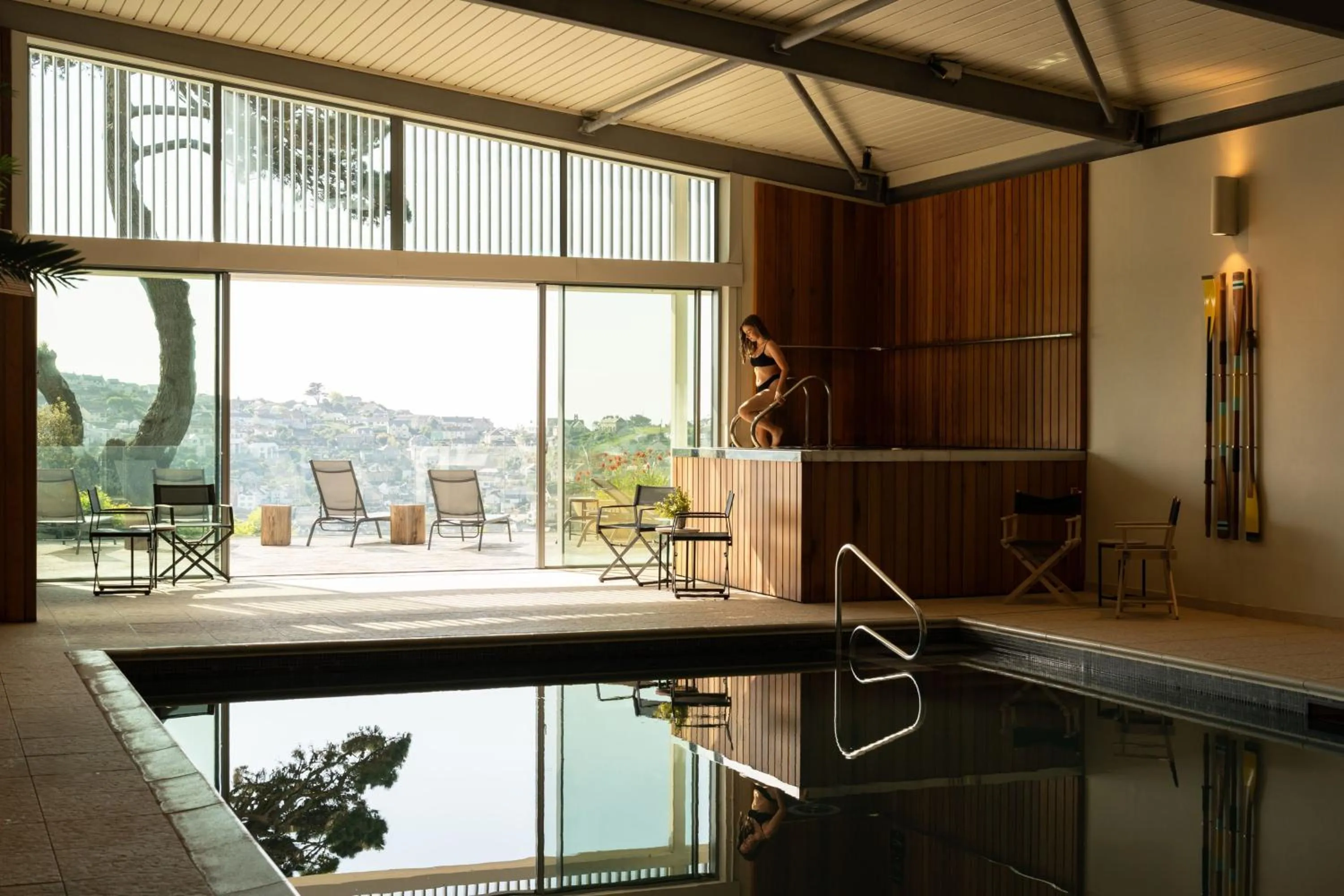 Hot Tub in Fowey Hall Hotel