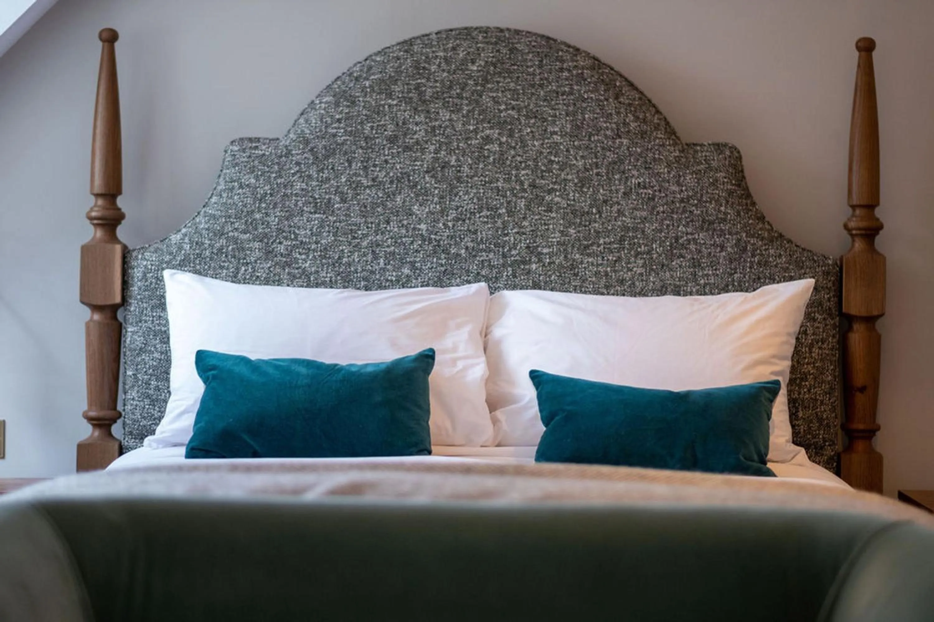 Bedroom, Bed in Fowey Hall Hotel