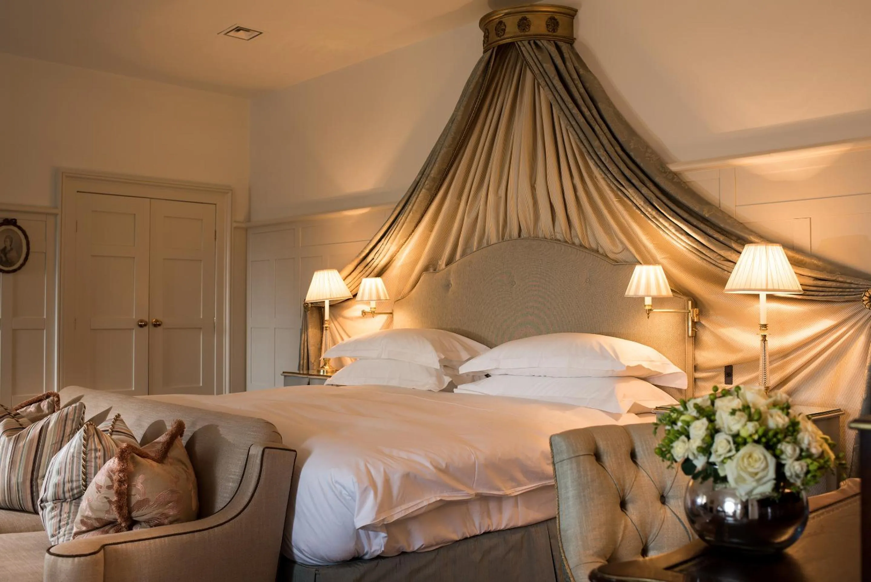 Bed in Cliveden House - an Iconic Luxury Hotel