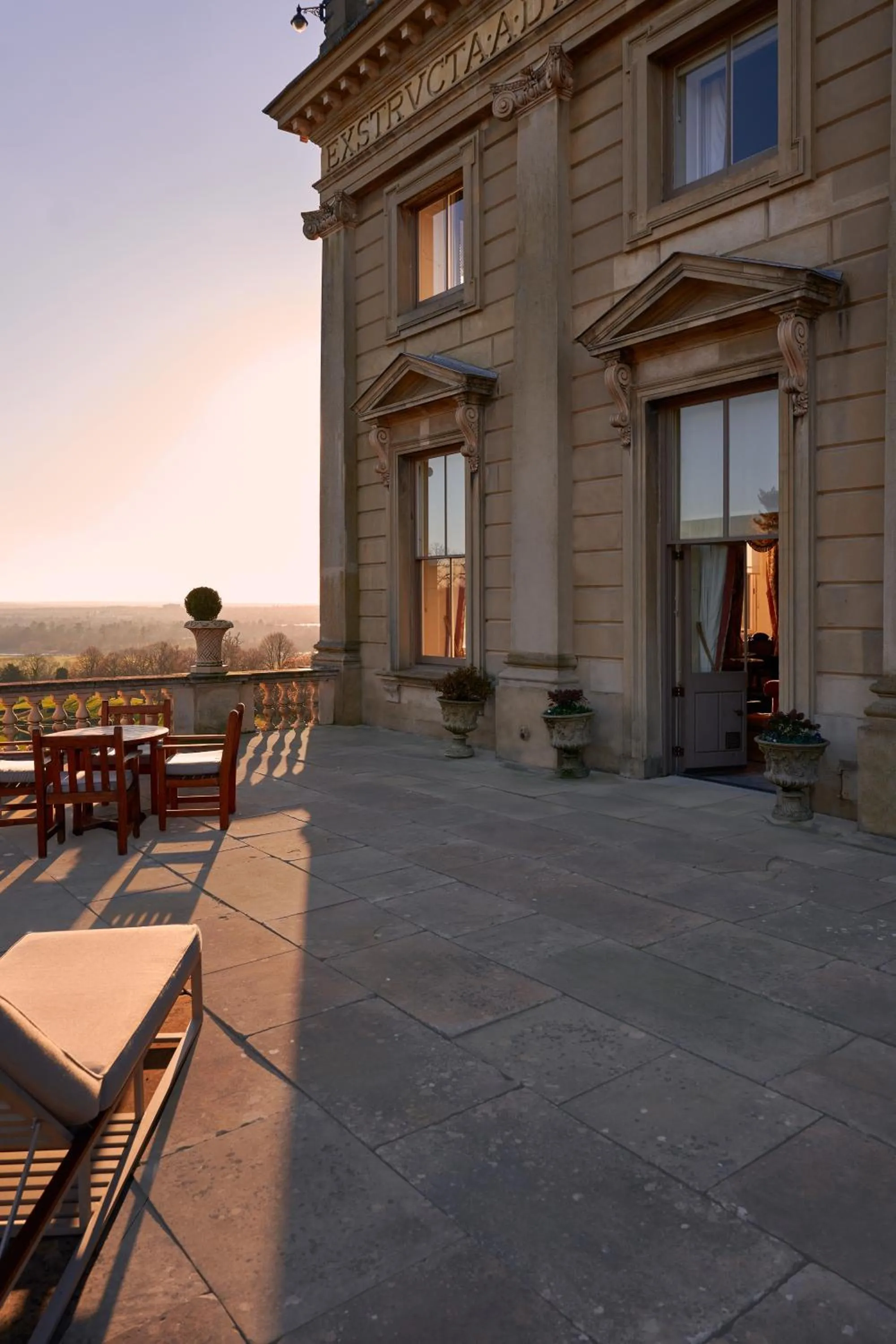 Balcony/Terrace in Cliveden House - an Iconic Luxury Hotel