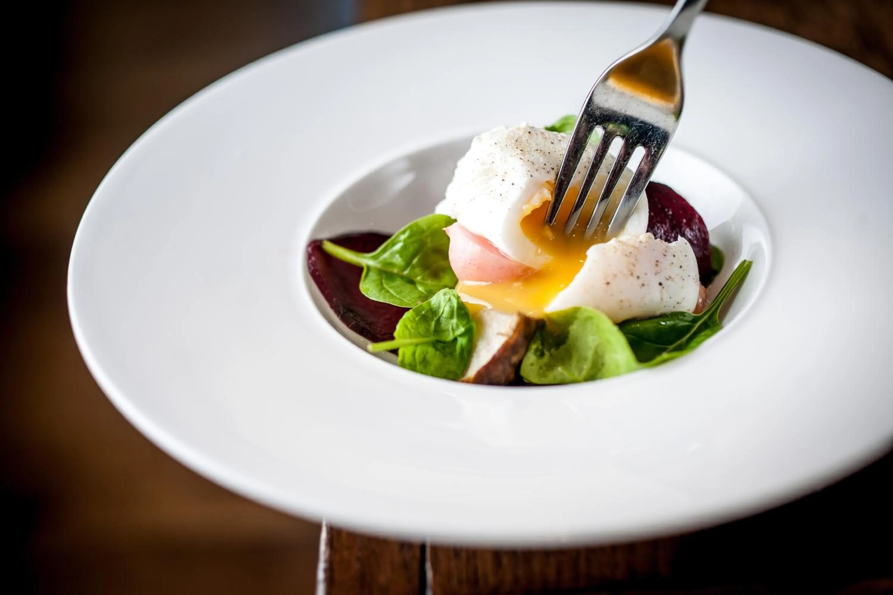 Food close-up in The Slaughters Country Inn