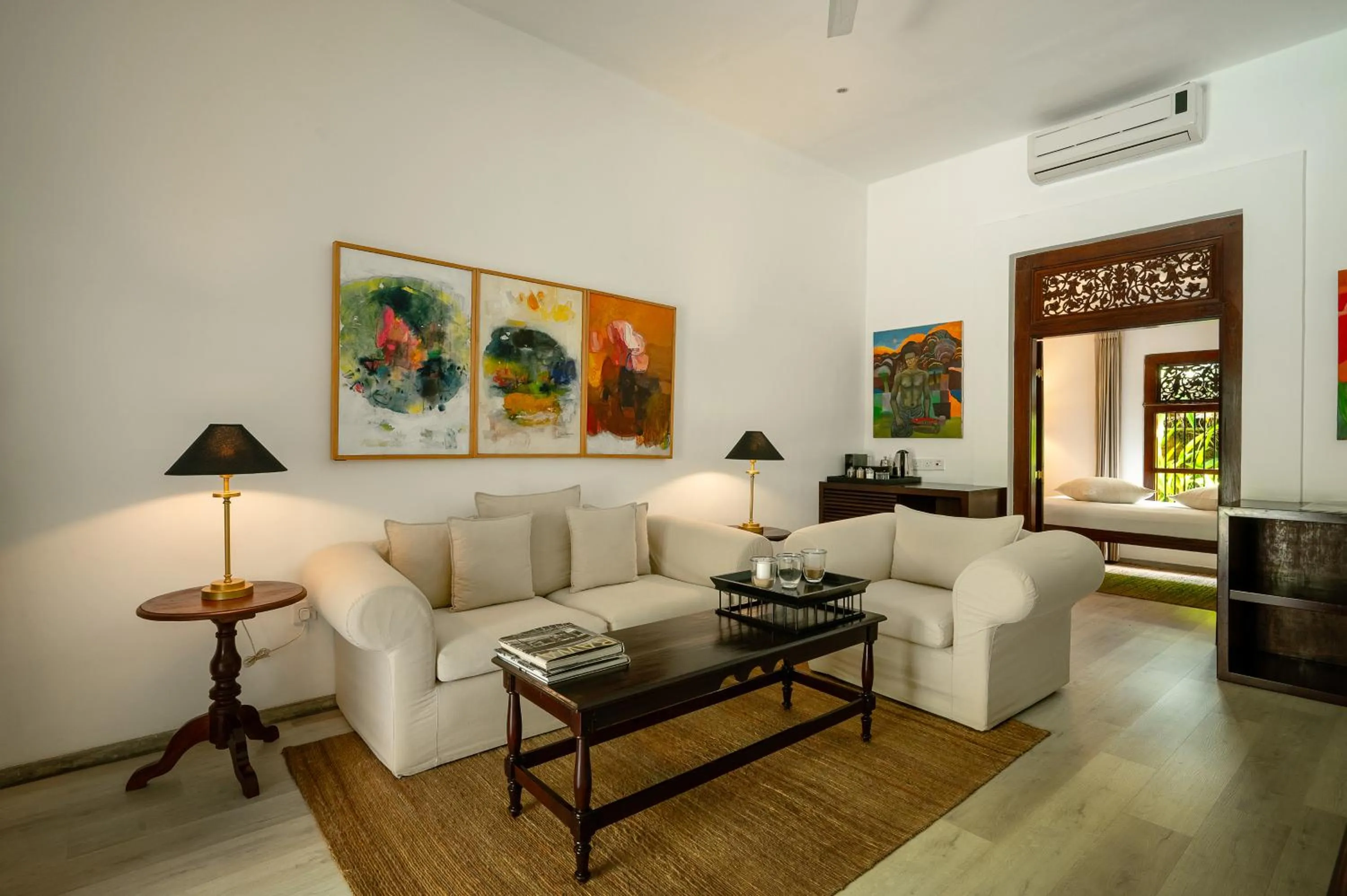 Living room in Nyne Hotels Rock Villa - Bentota