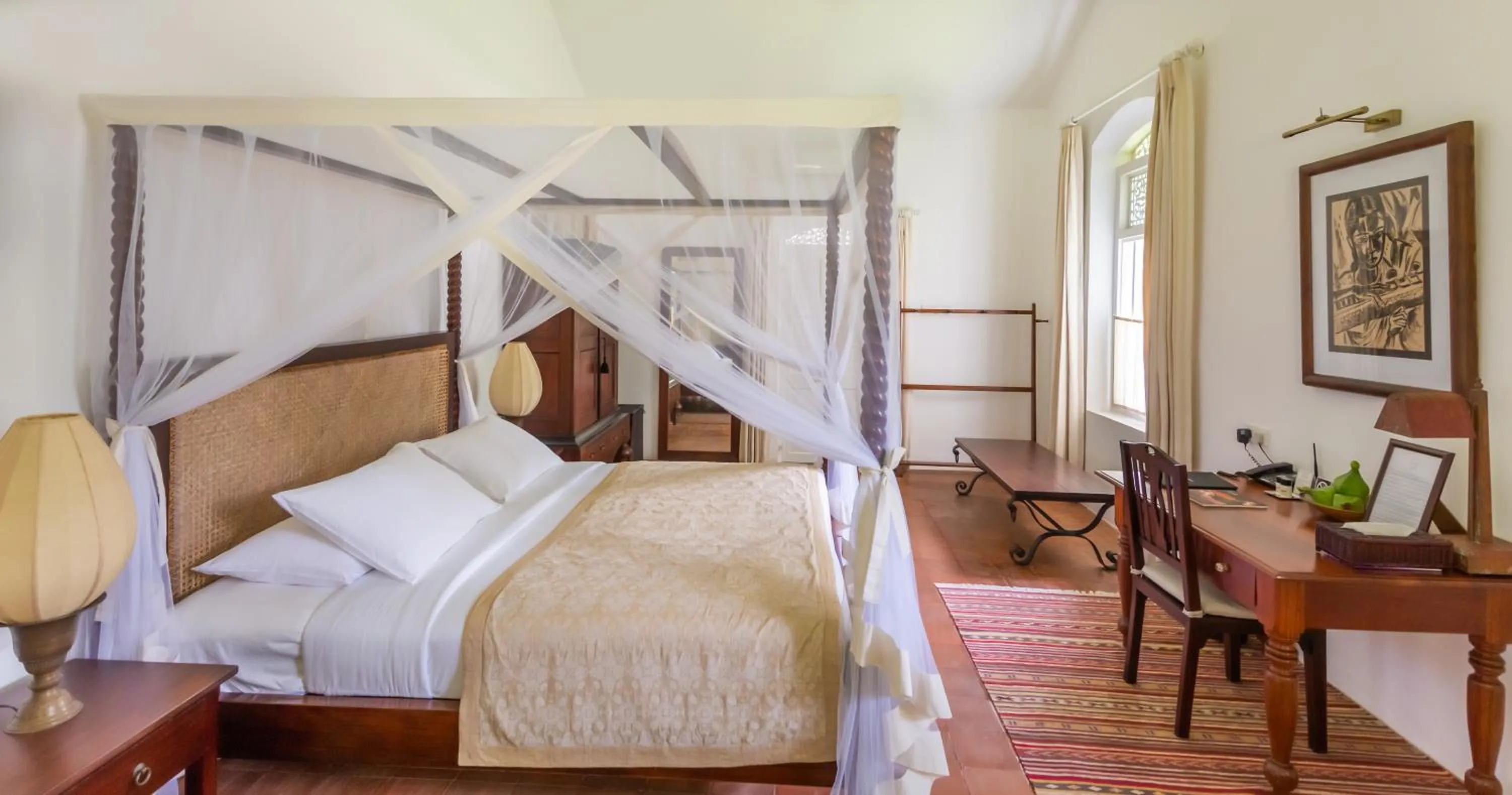 Bed in Nyne Hotels Rock Villa - Bentota