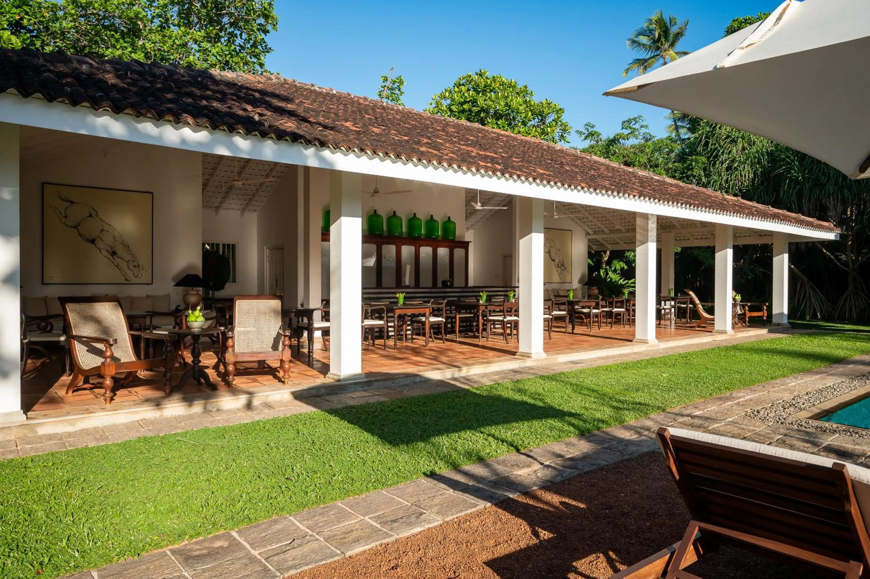 Garden in Nyne Hotels Rock Villa - Bentota