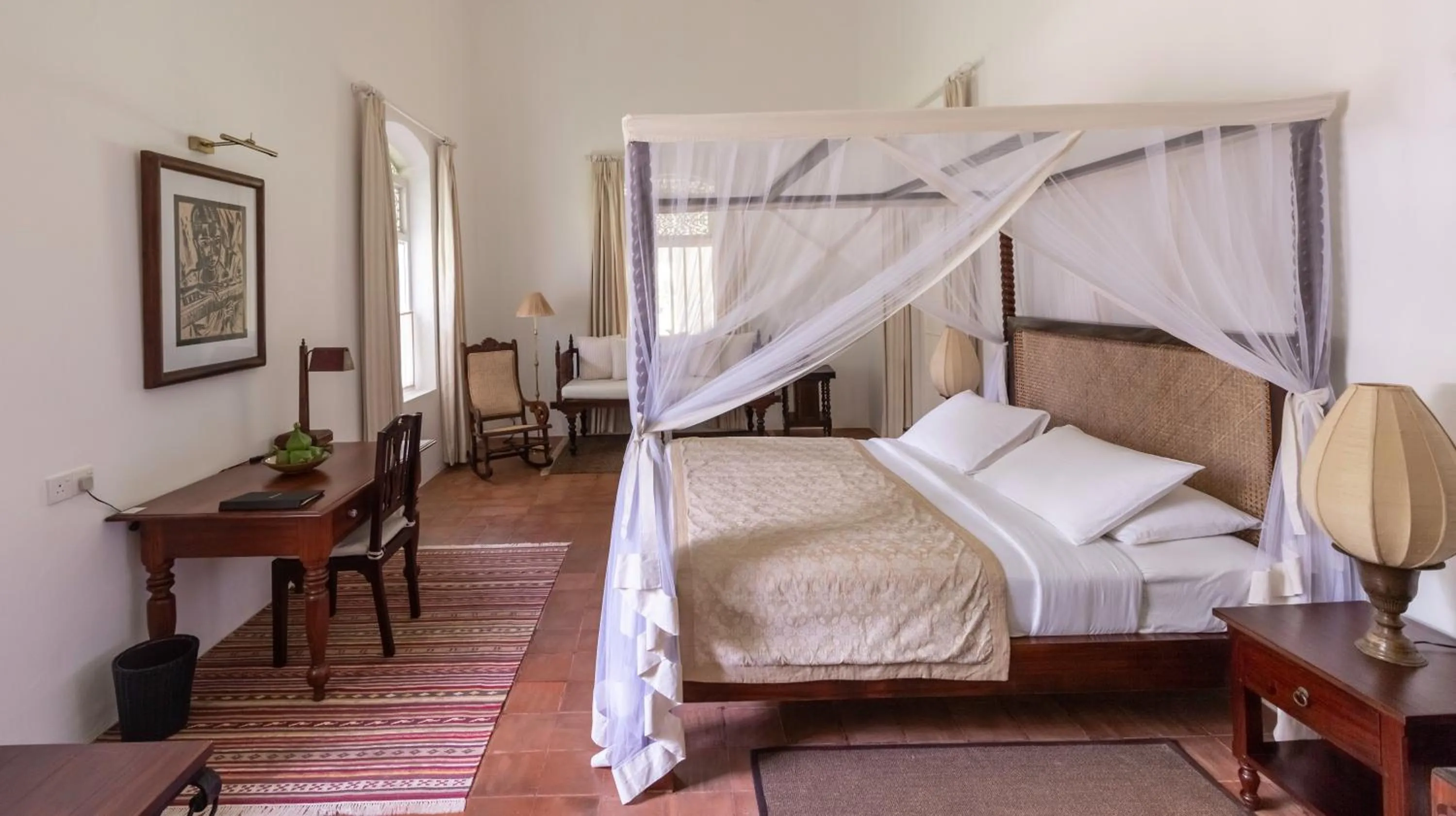 Bed in Nyne Hotels Rock Villa - Bentota