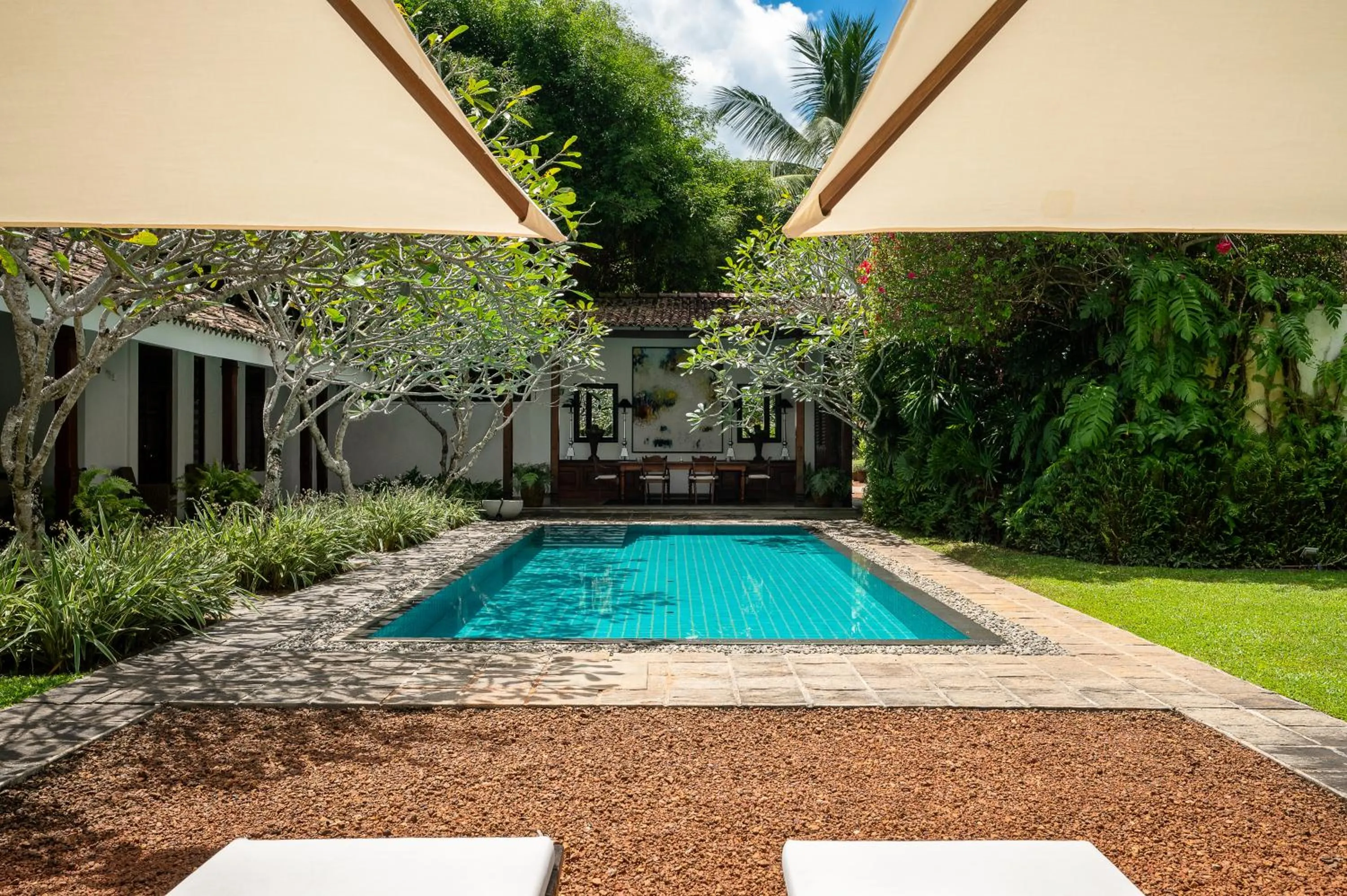 Garden in Nyne Hotels Rock Villa - Bentota