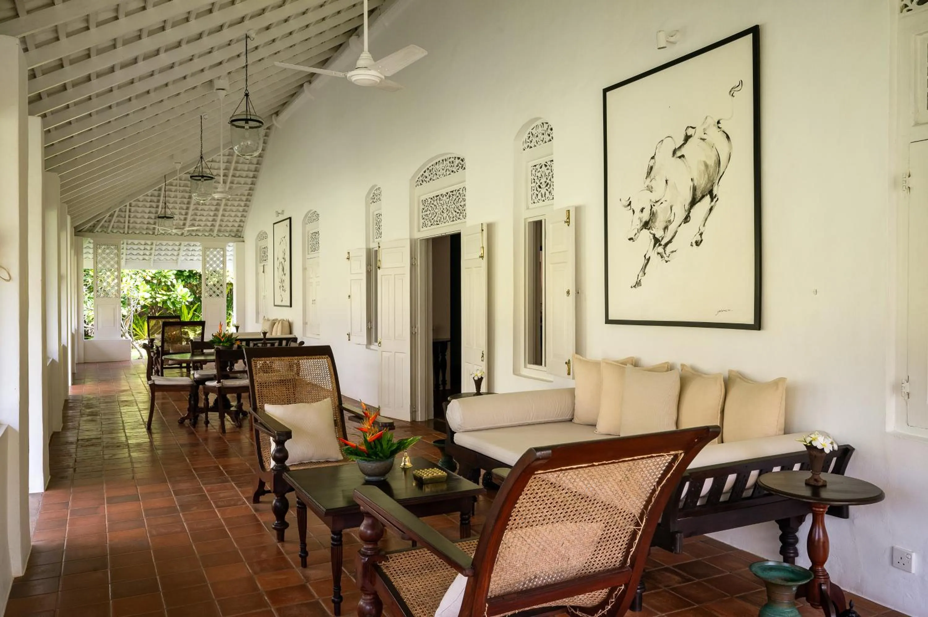 Seating area in Nyne Hotels Rock Villa - Bentota