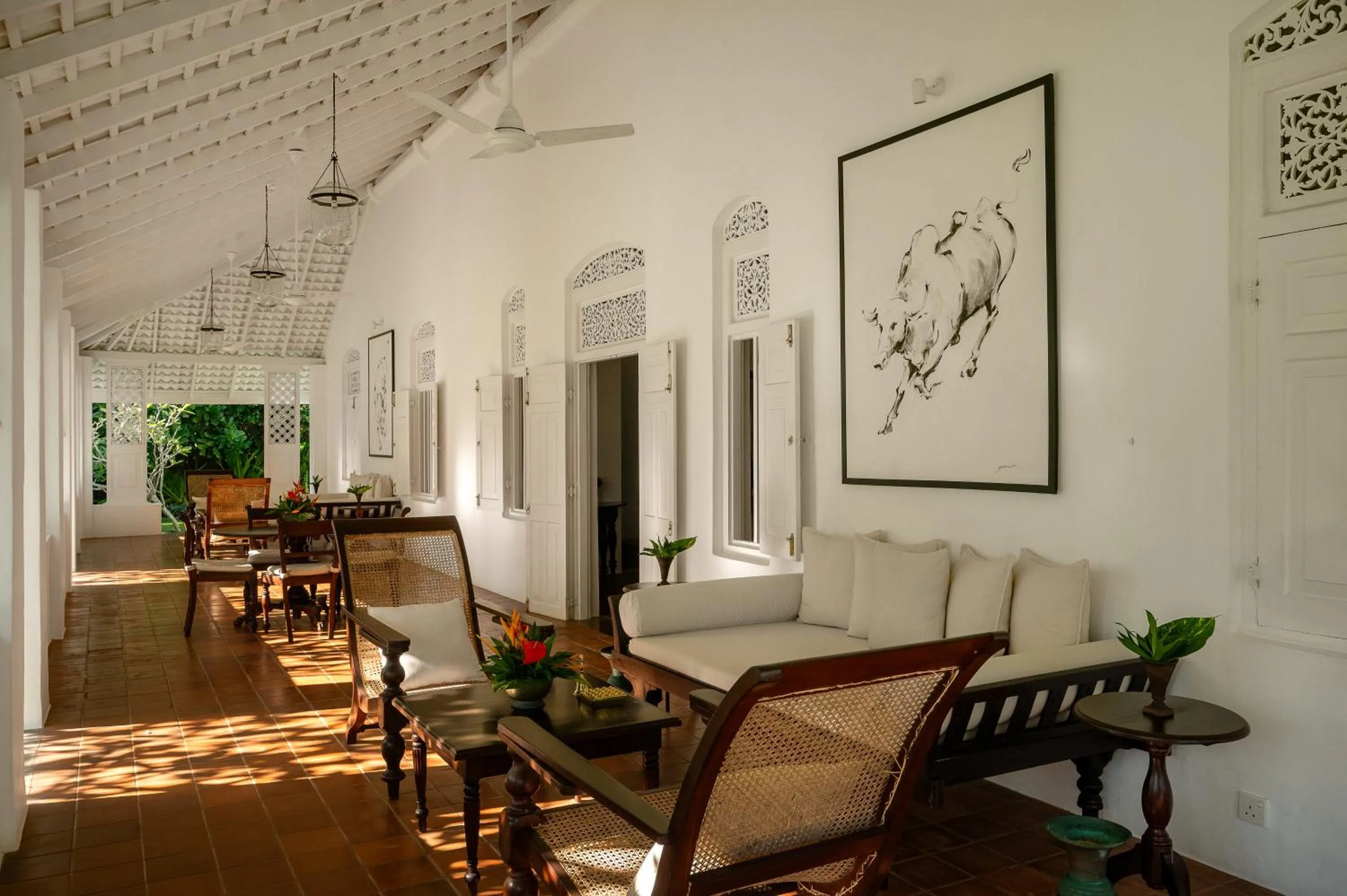 Living room in Nyne Hotels Rock Villa - Bentota