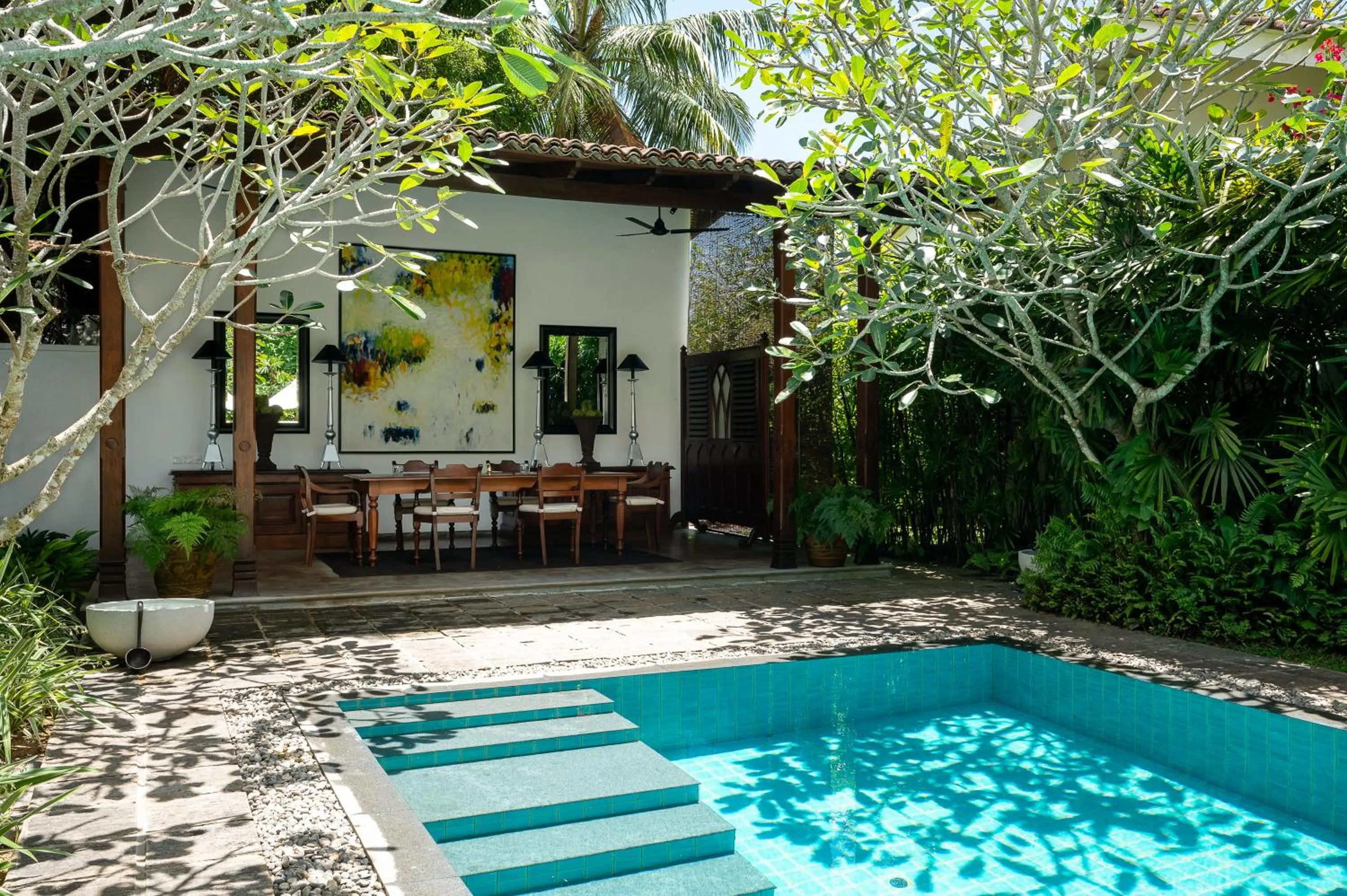 Garden in Nyne Hotels Rock Villa - Bentota