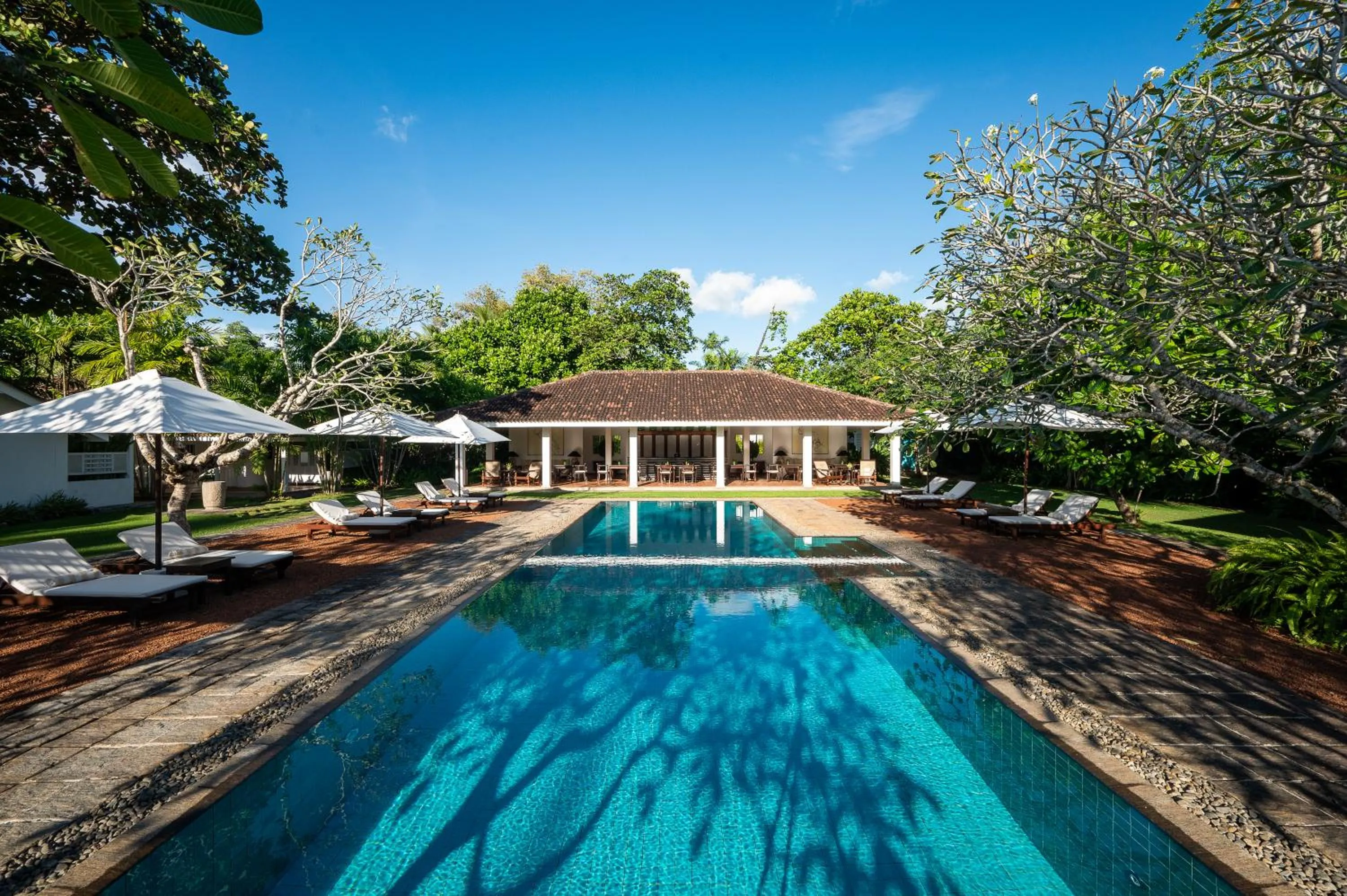 Pool view in Nyne Hotels Rock Villa - Bentota