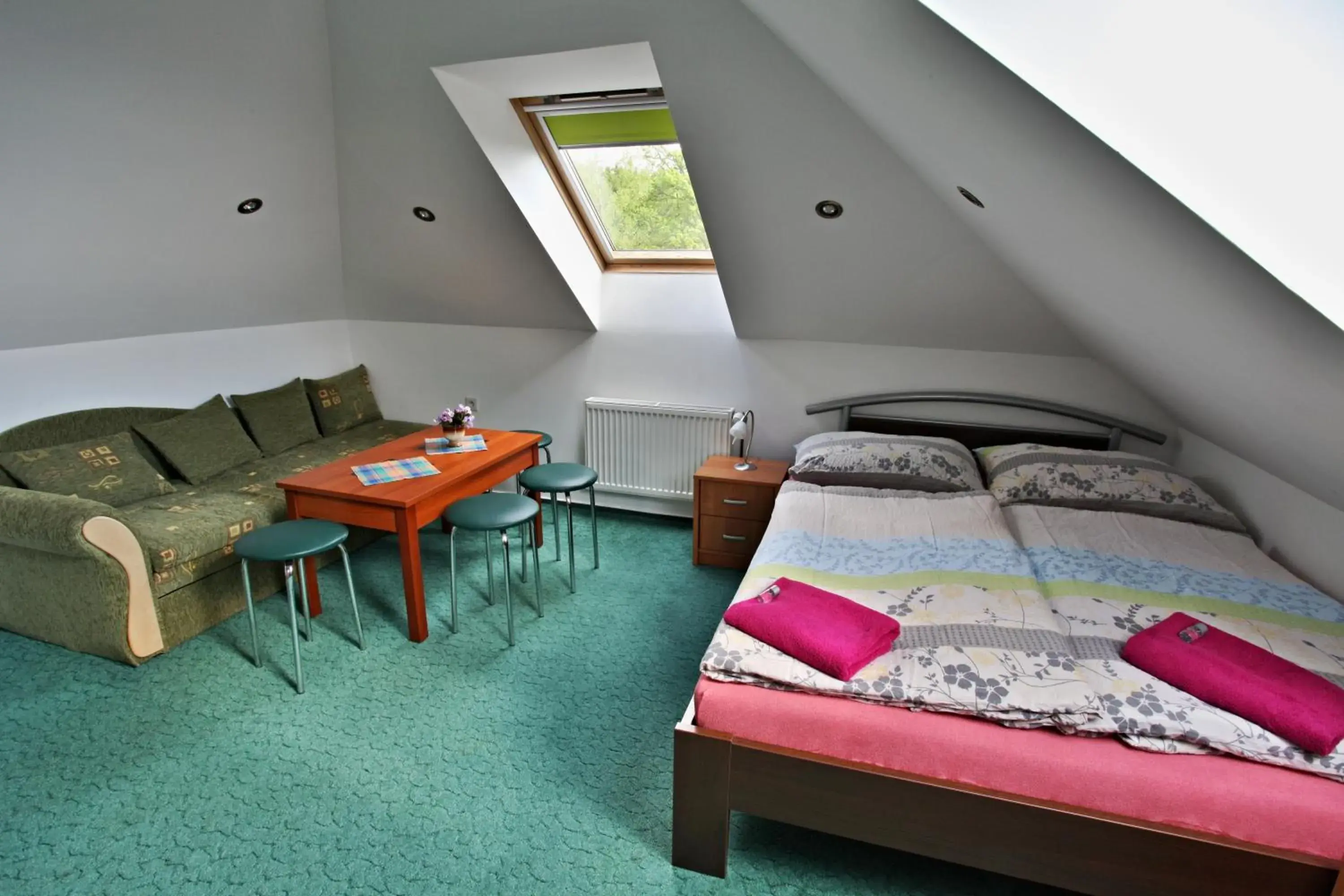 Attic Double Room - single occupancy in Penzion Vyhlídka Janovičky Attic Double Room - single occupancy in Penzion Vyhlídka Janovičky