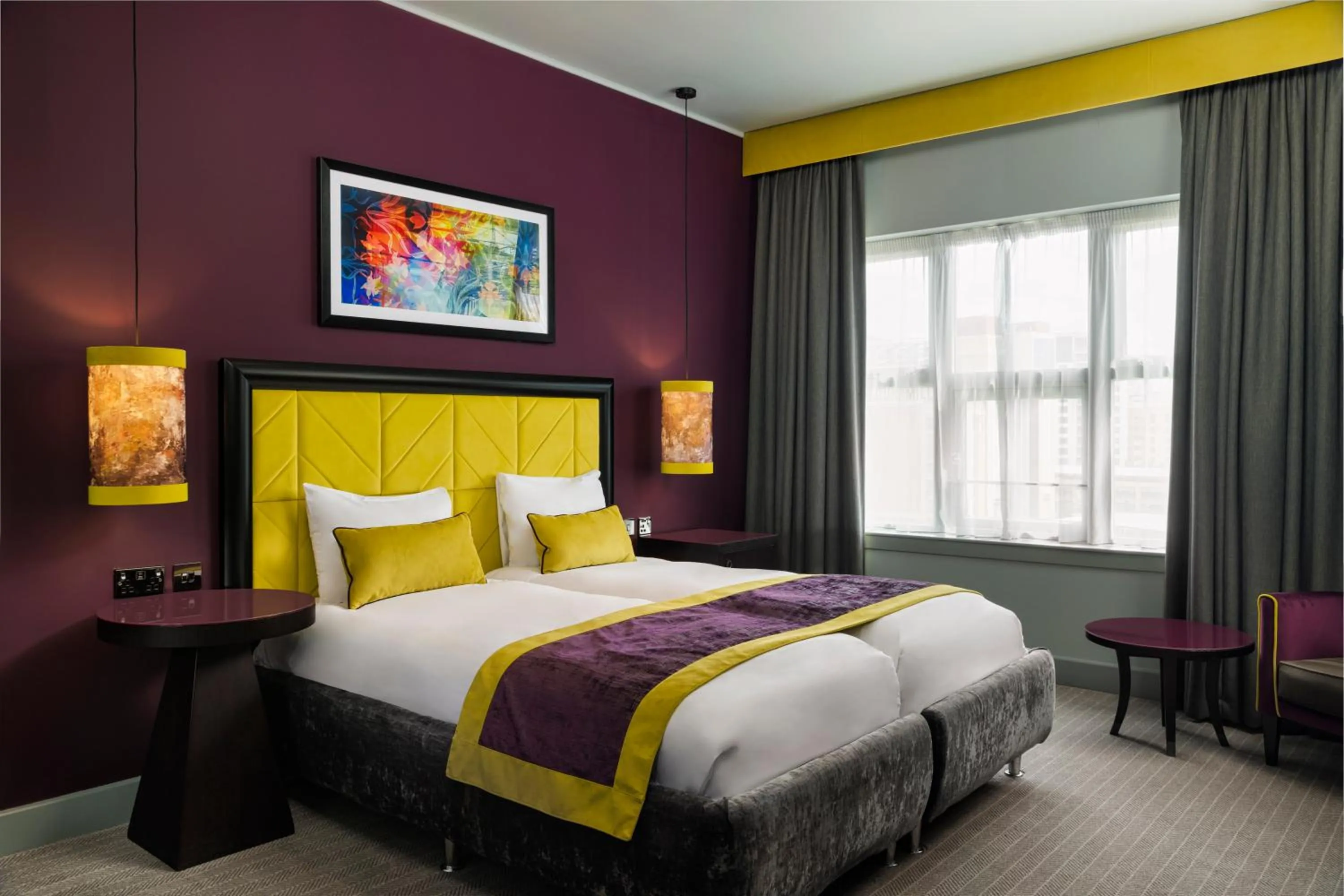 Bedroom, Bed in Malmaison Newcastle