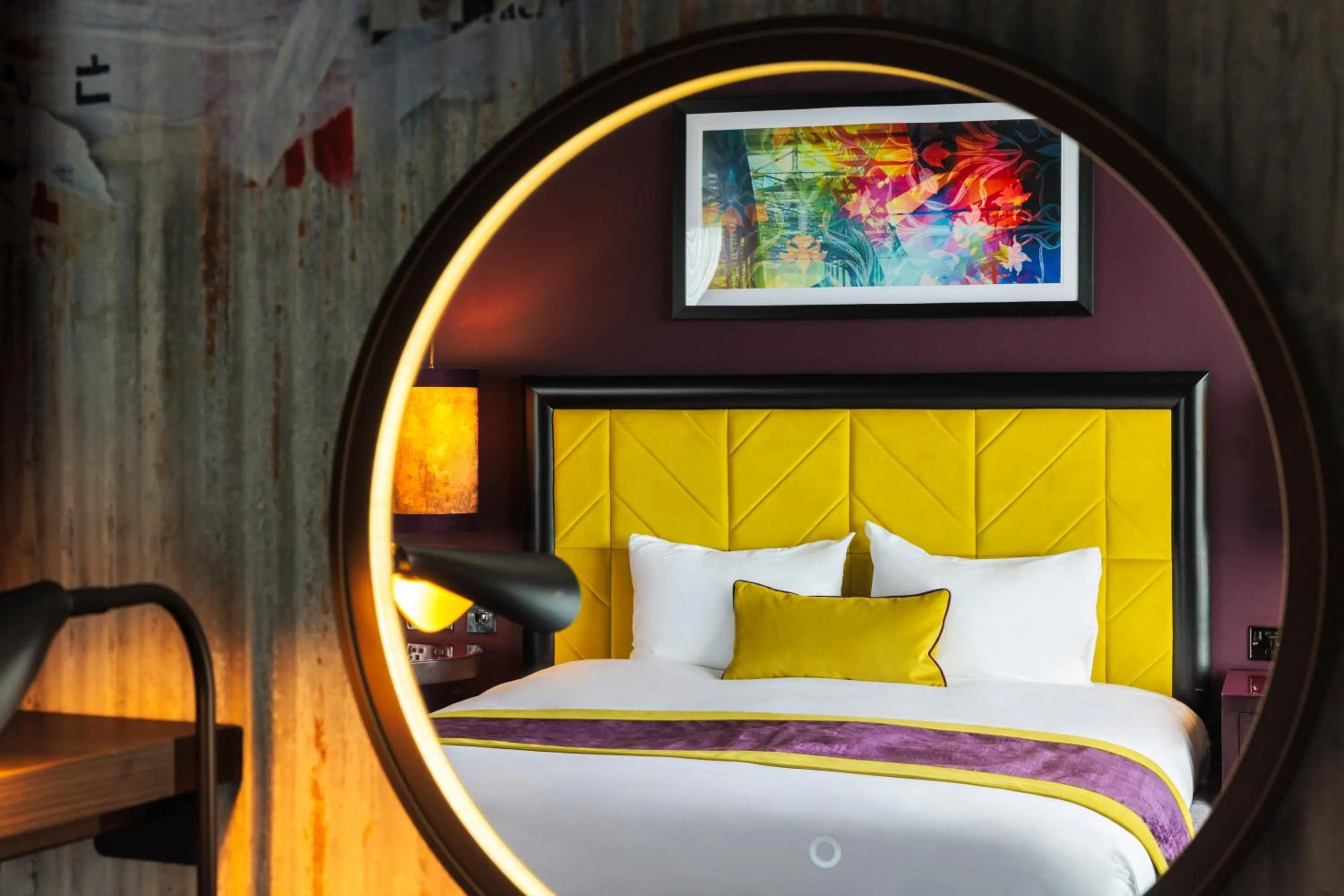 Bedroom, Bed in Malmaison Newcastle