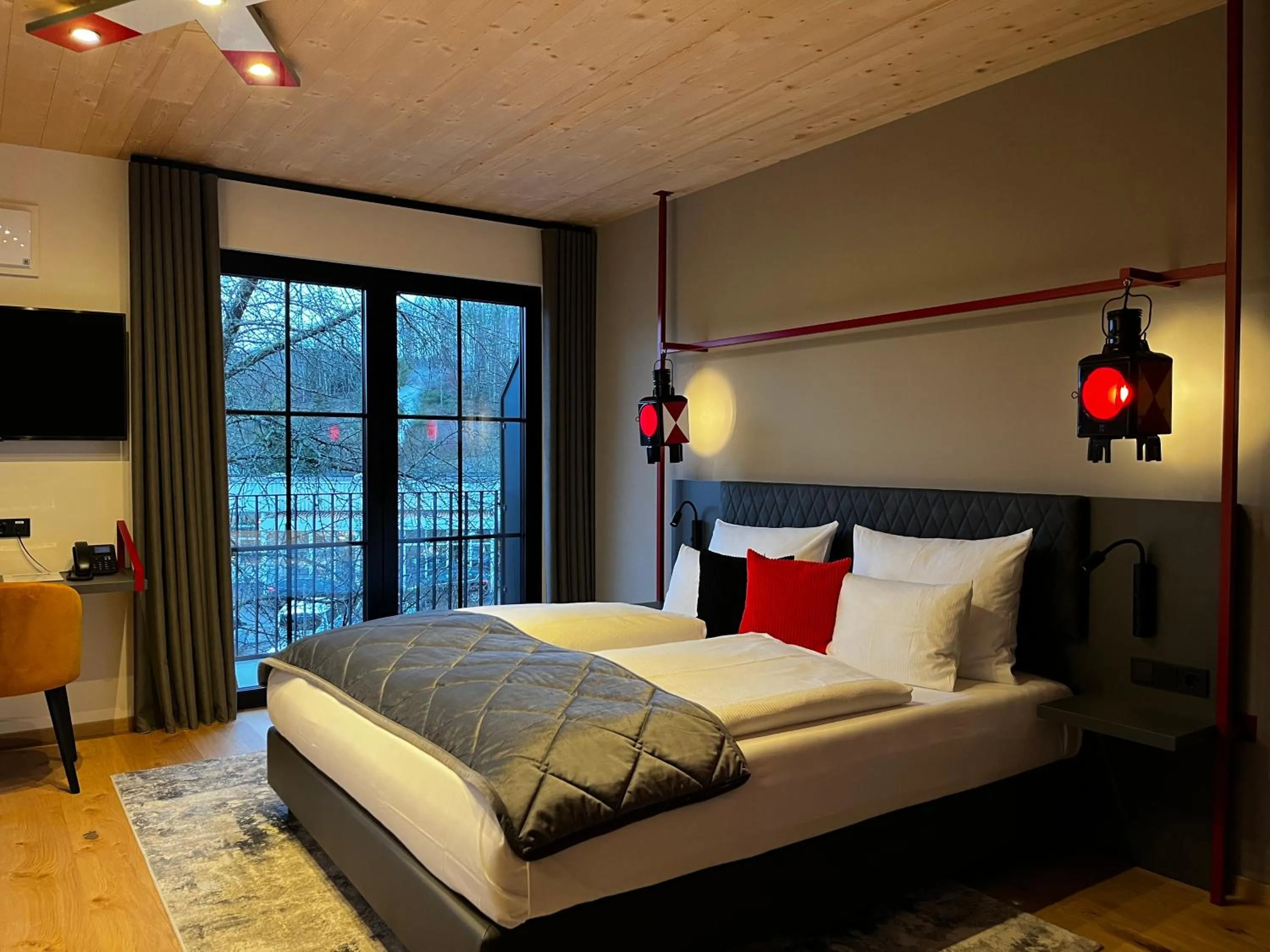 Double Room - single occupancy in Ferienbahnhof Reichenbach