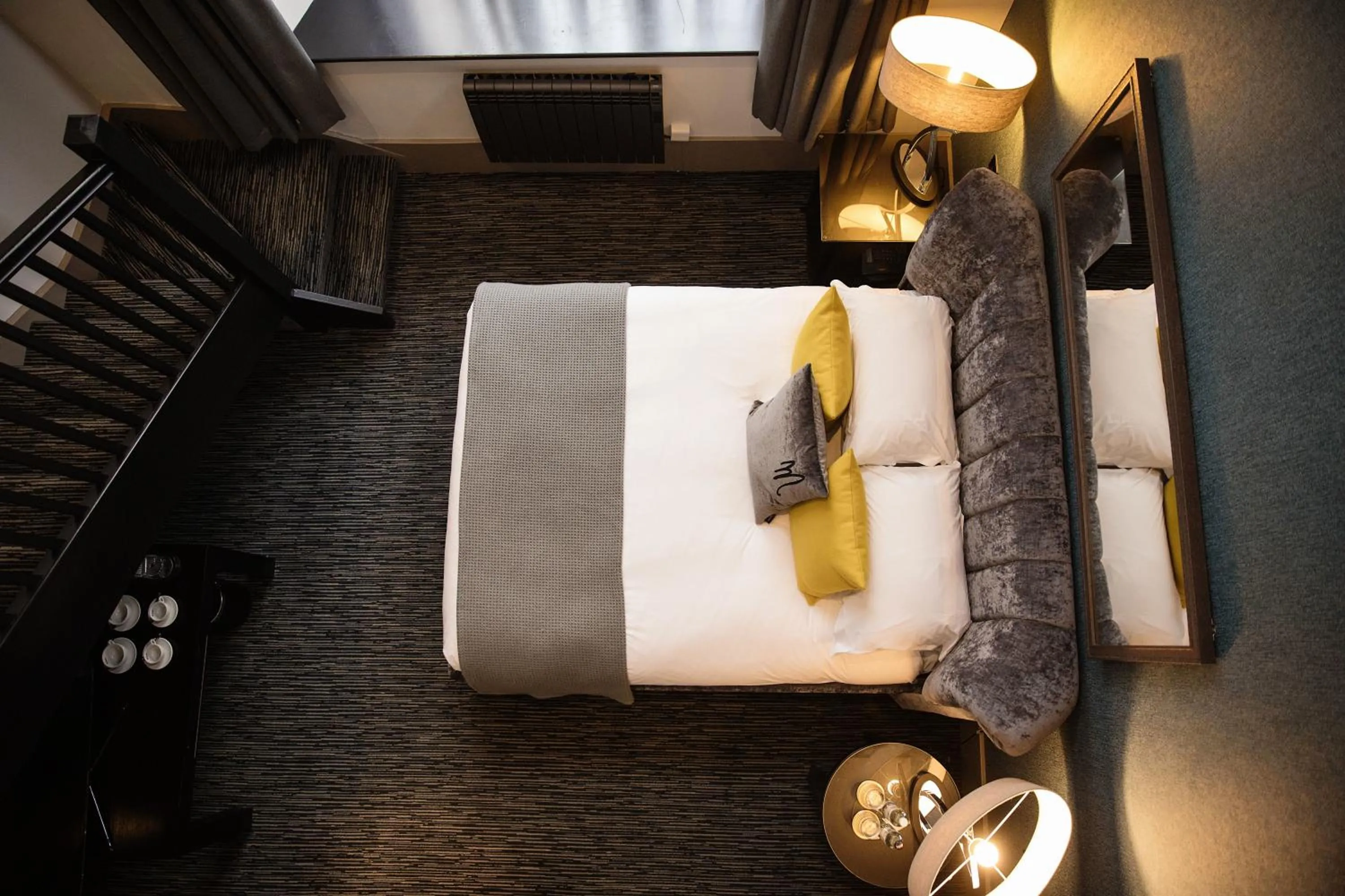 Bedroom, Bed in Malmaison Oxford