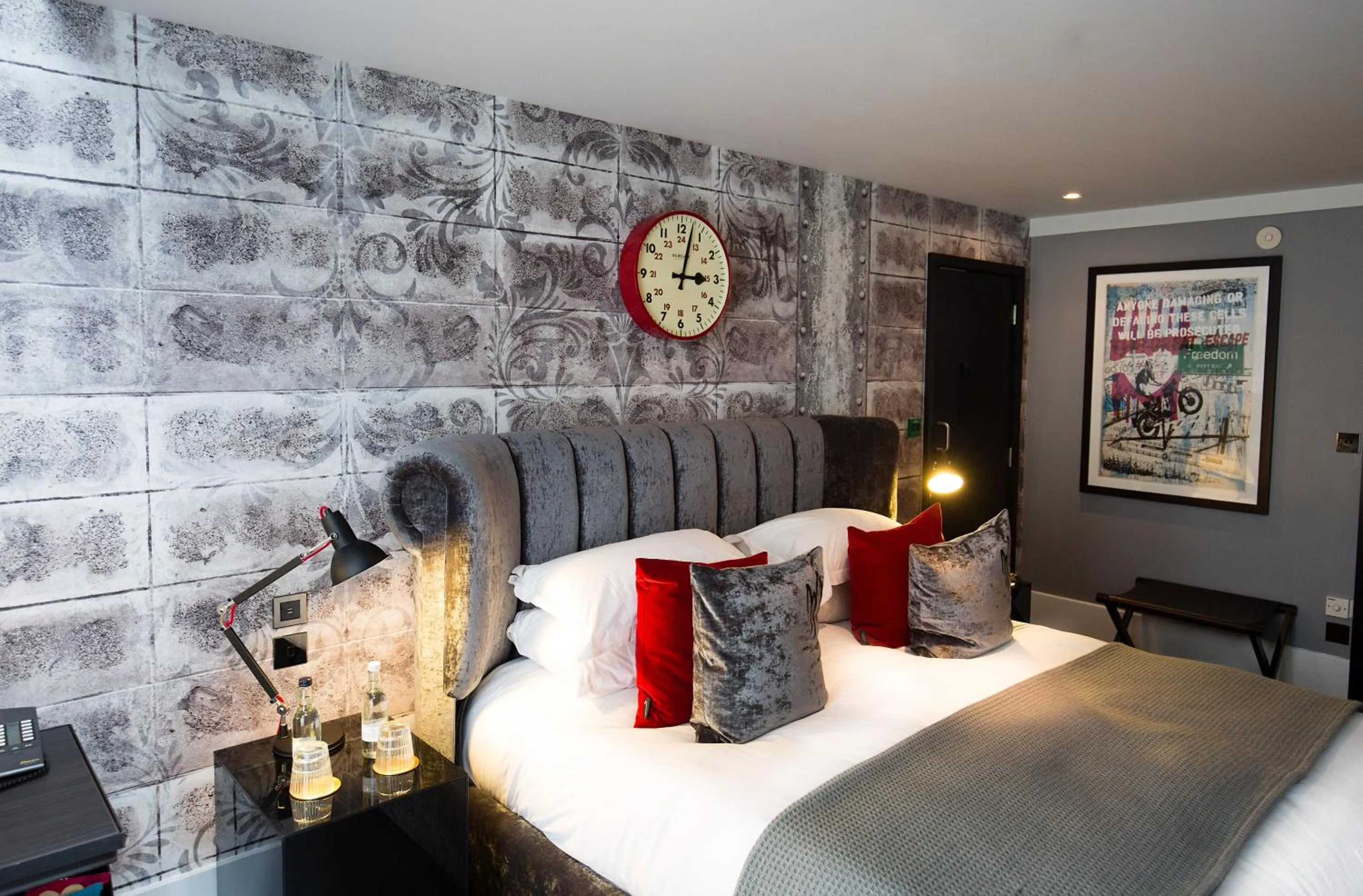 Bedroom, Bed in Malmaison Oxford