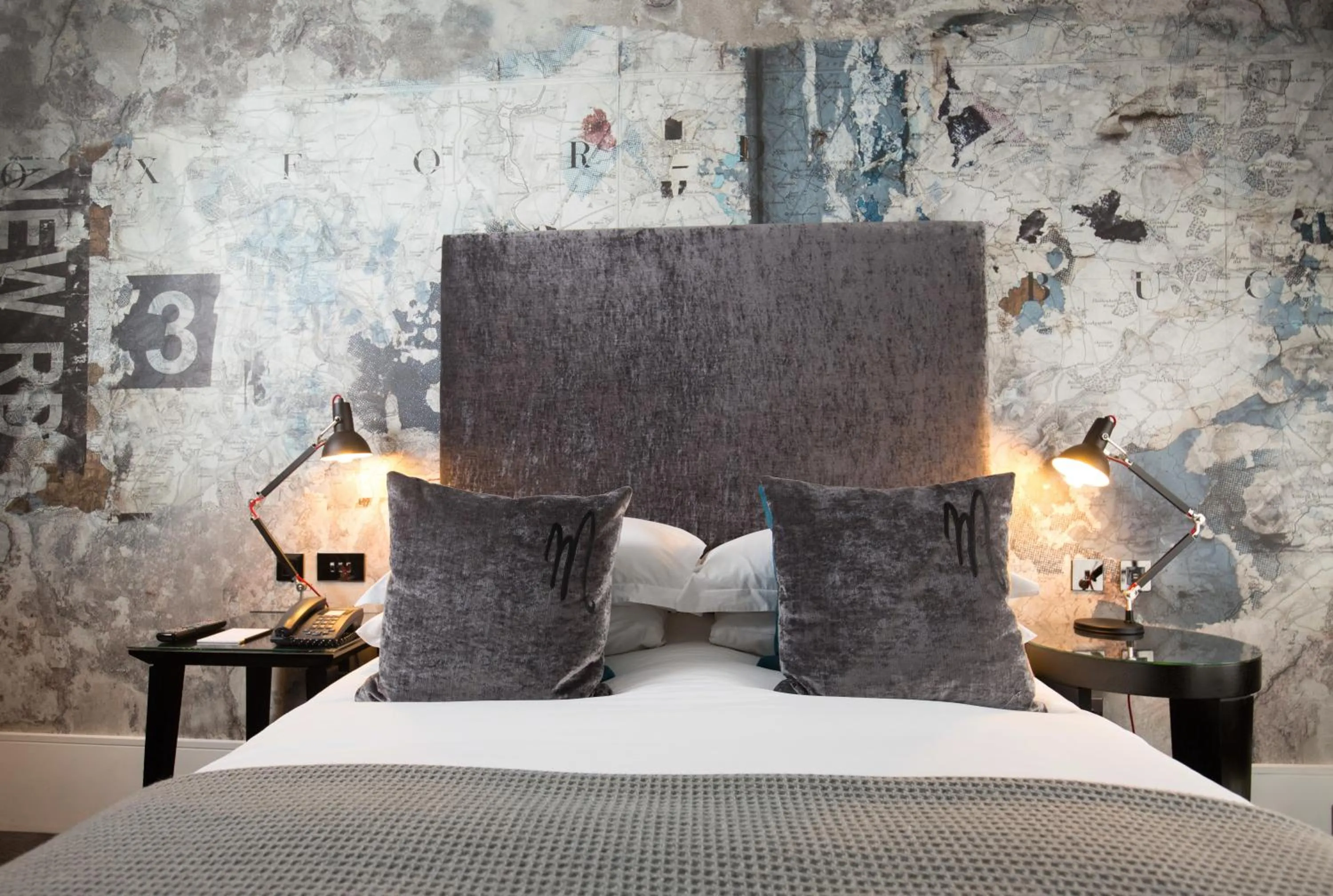 Bedroom, Bed in Malmaison Oxford