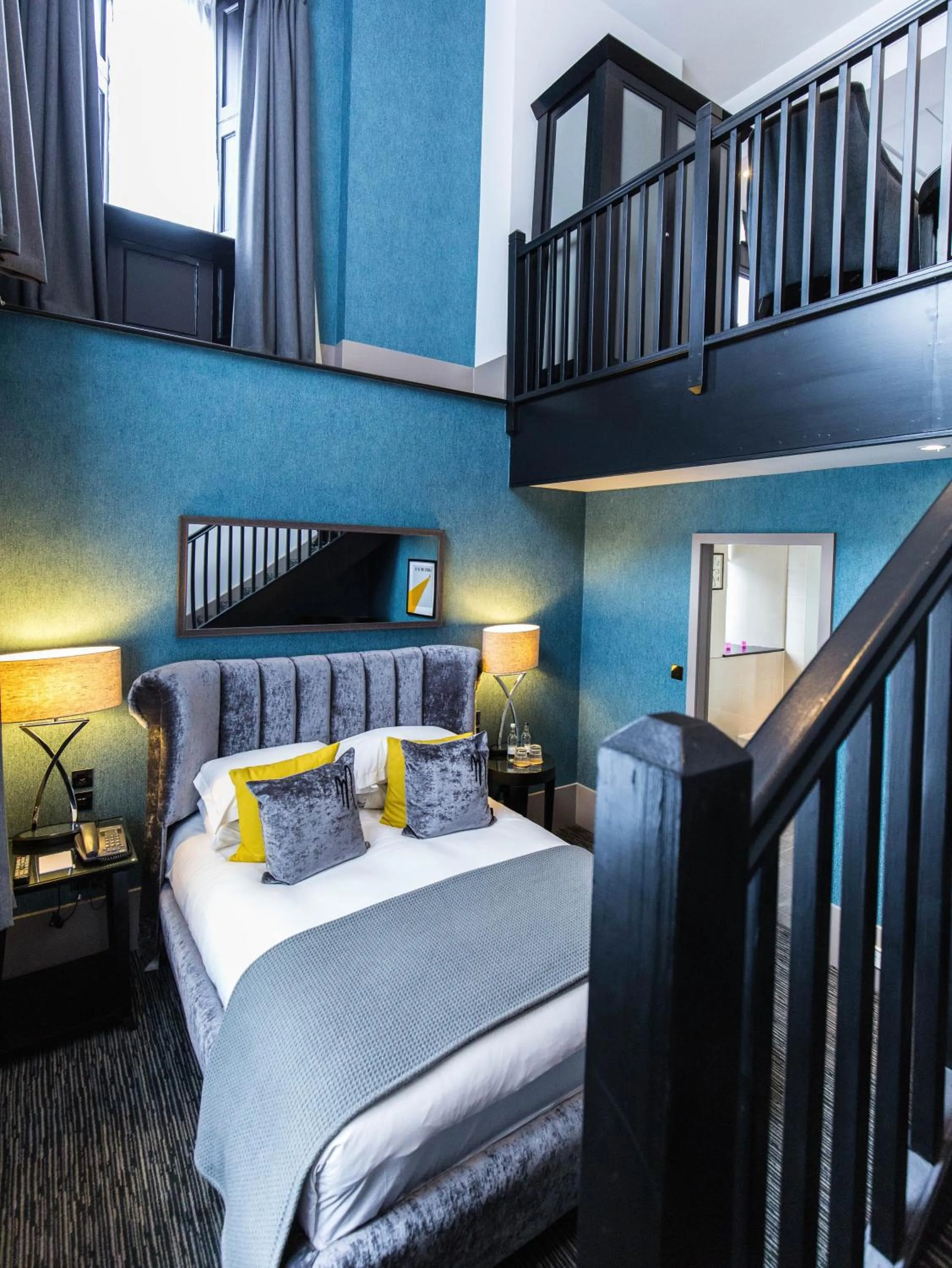 Bedroom, Bed in Malmaison Oxford