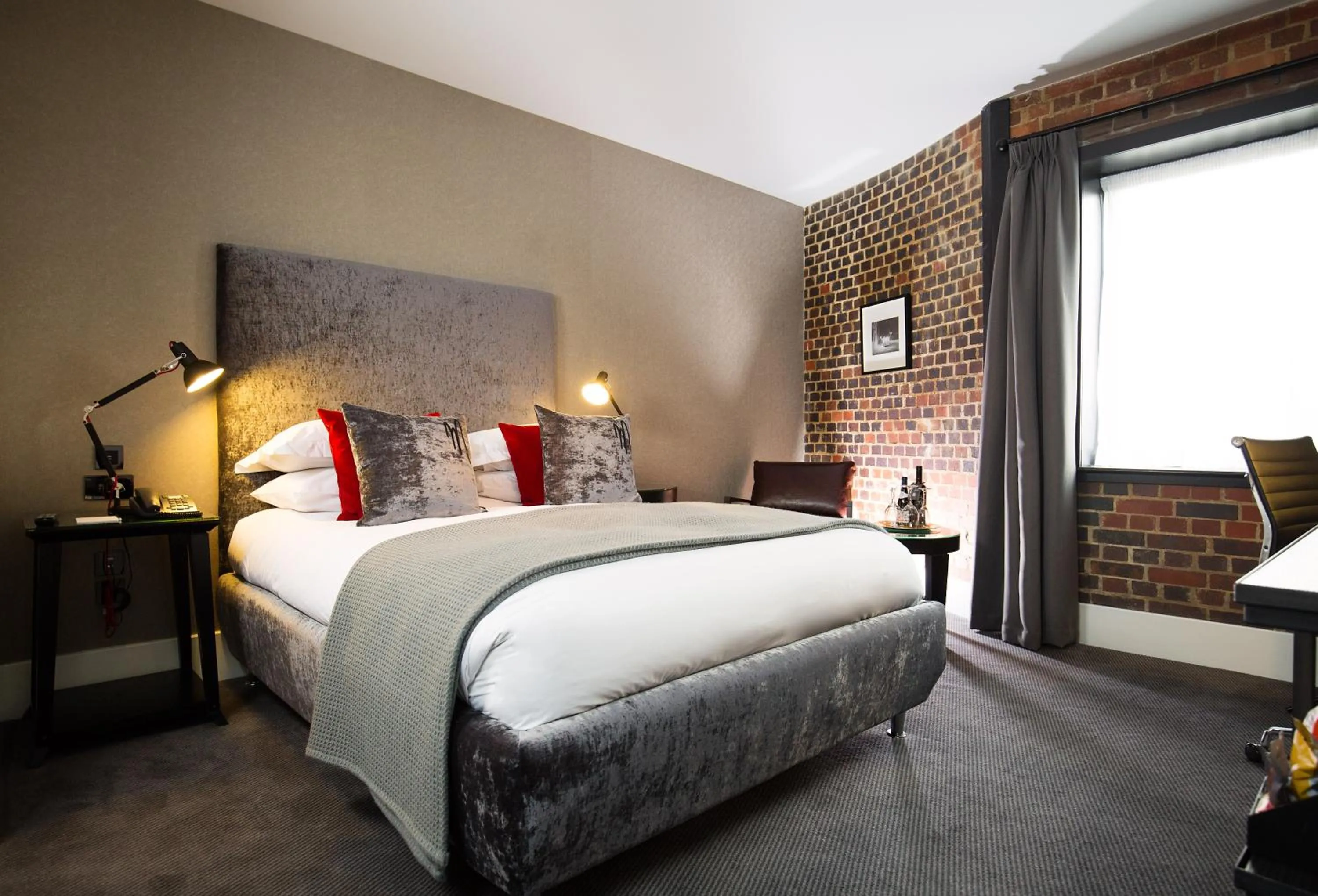 Bedroom, Bed in Malmaison Oxford