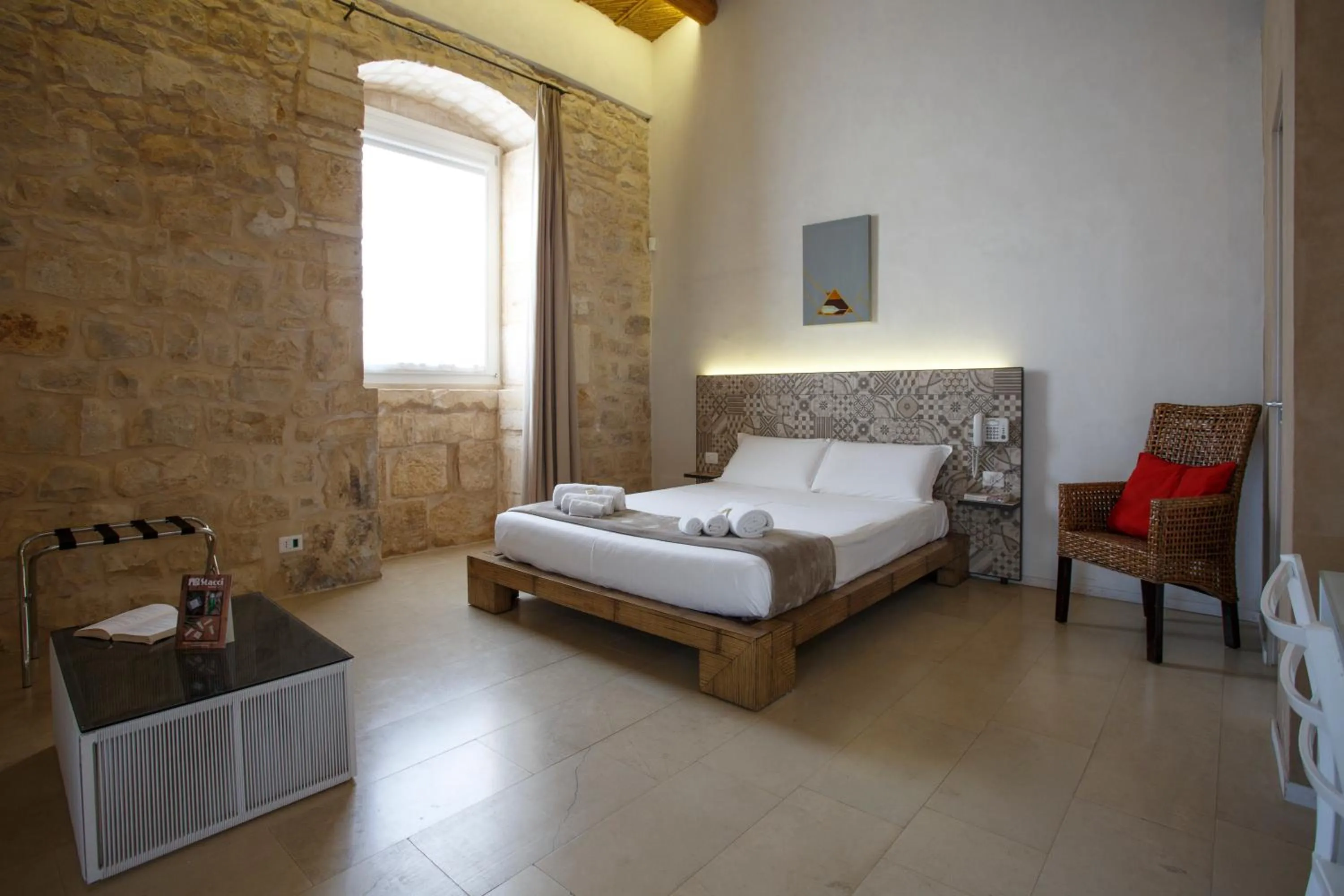 Bed in Stacci Rural Resort