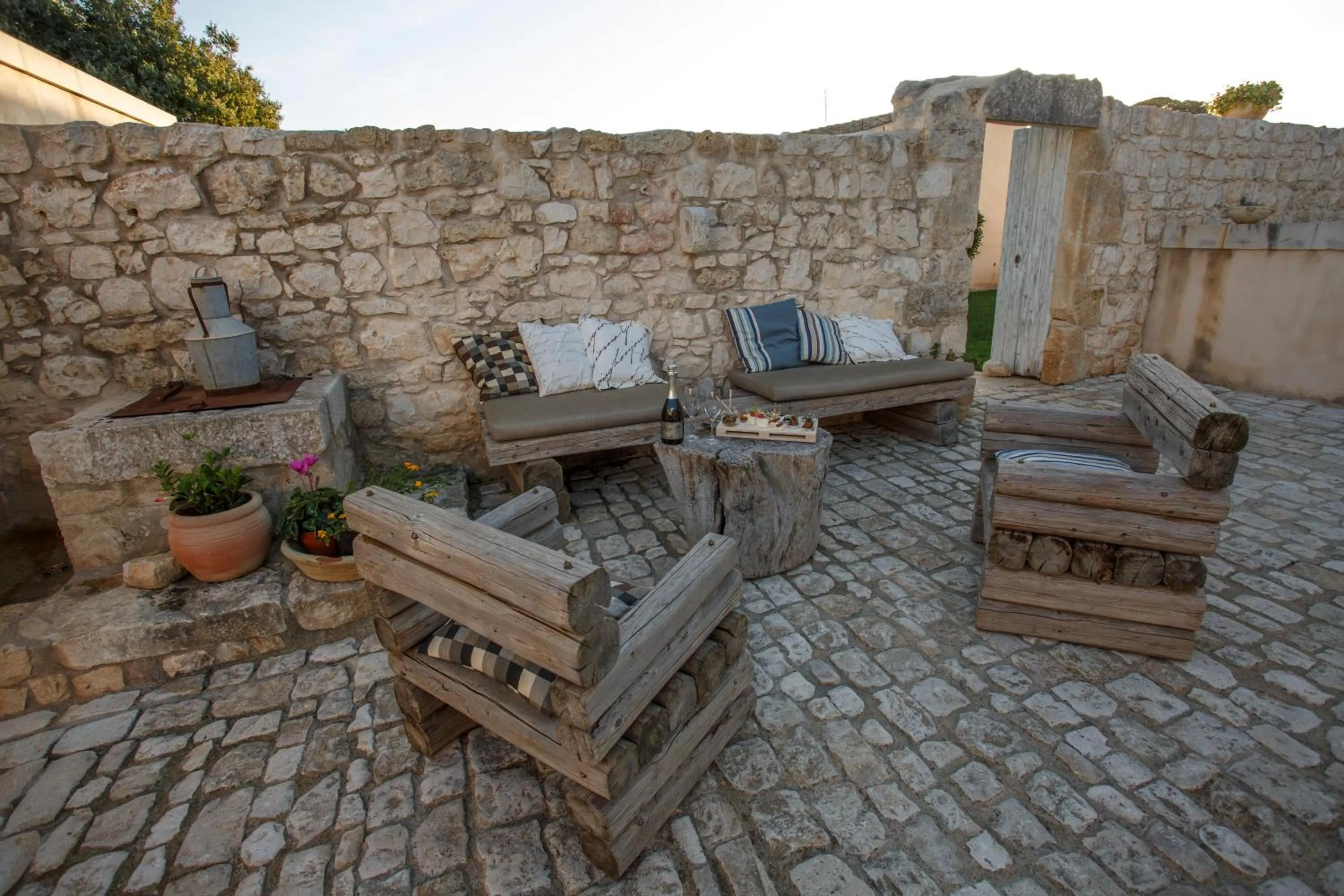 Patio in Stacci Rural Resort