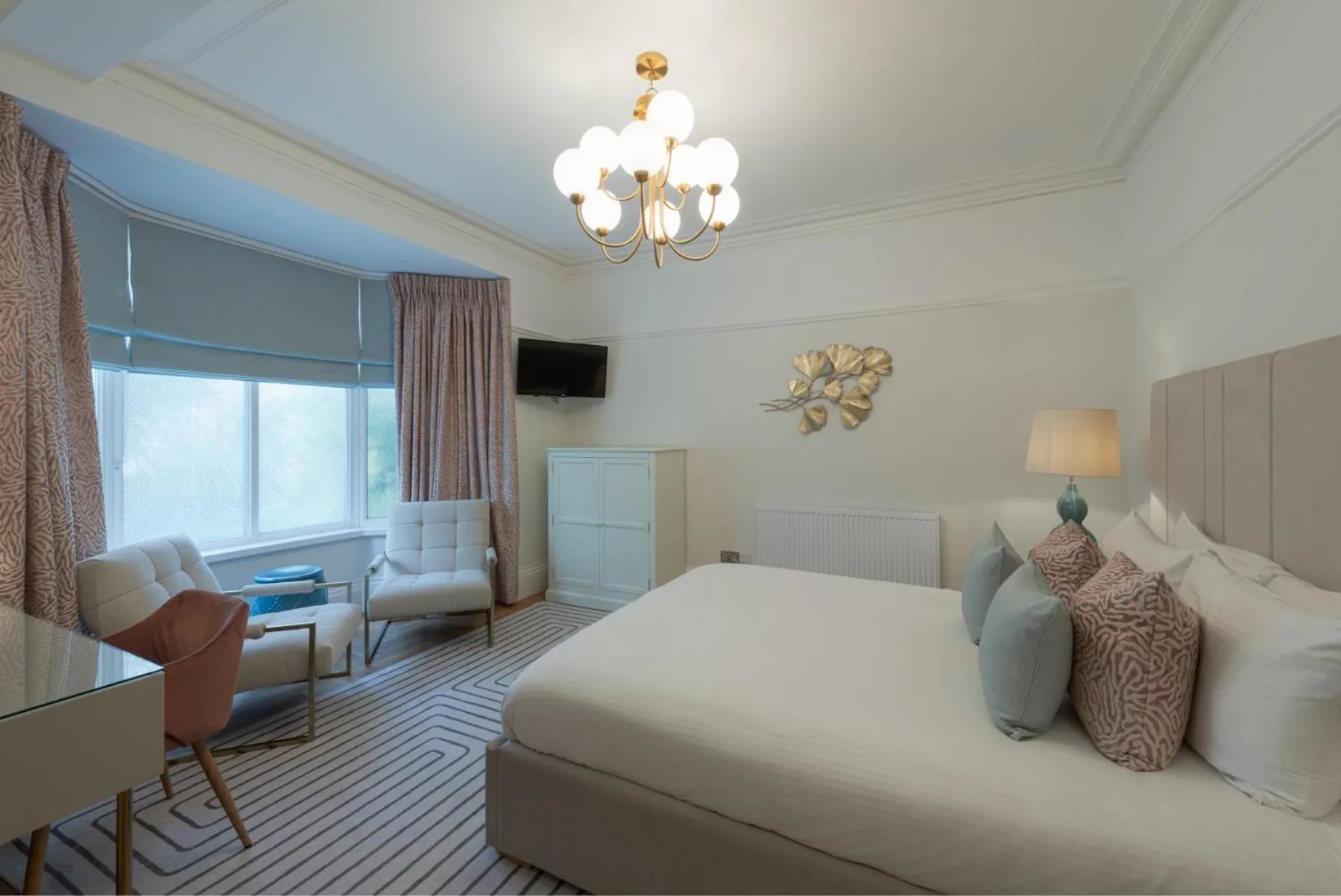 Decorative detail, Bed in Florence House Boutique Hotel and Restaurant