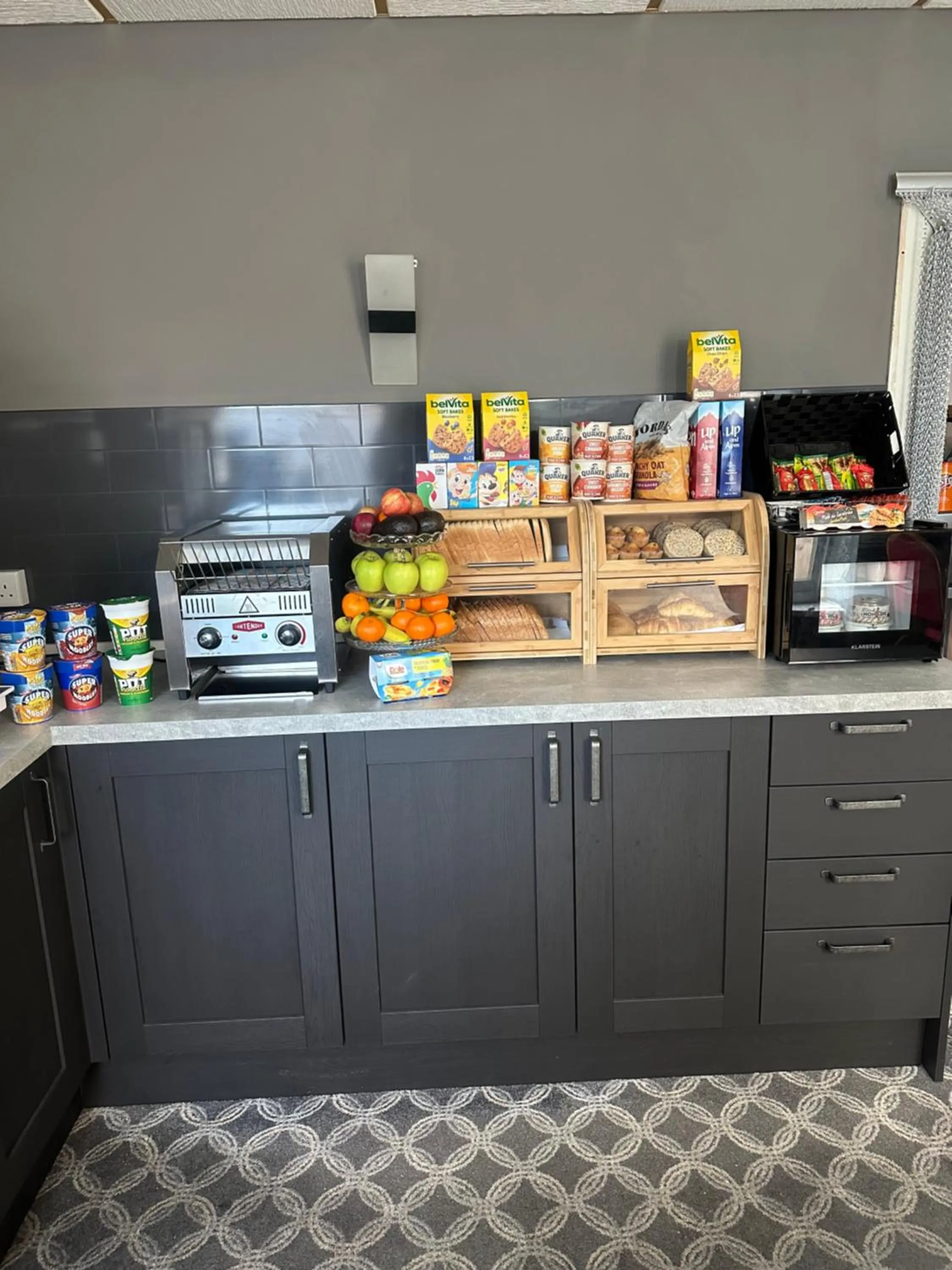 Food and drinks in The Villa Hotel