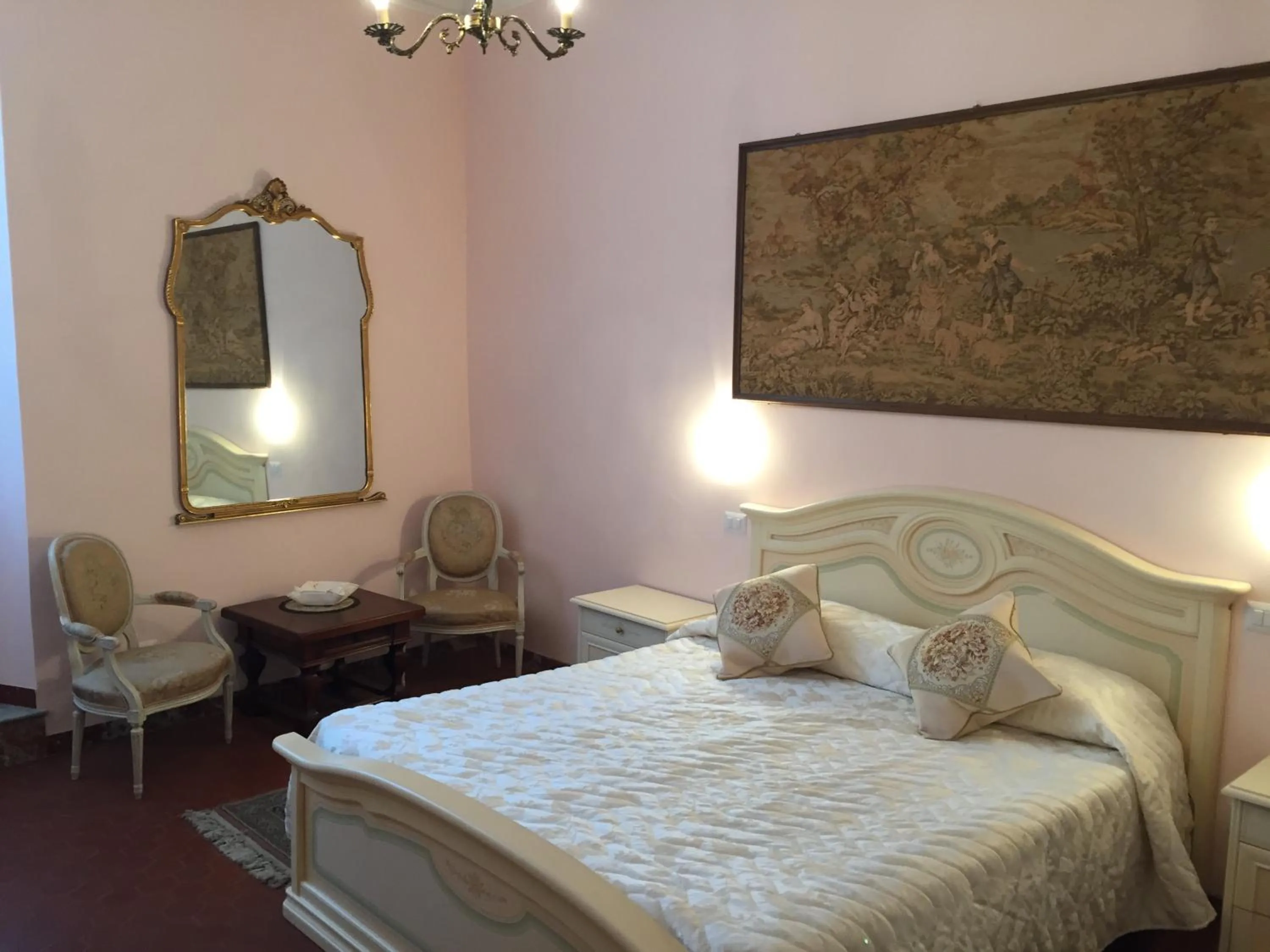 Shower, Bed in Casalbergo