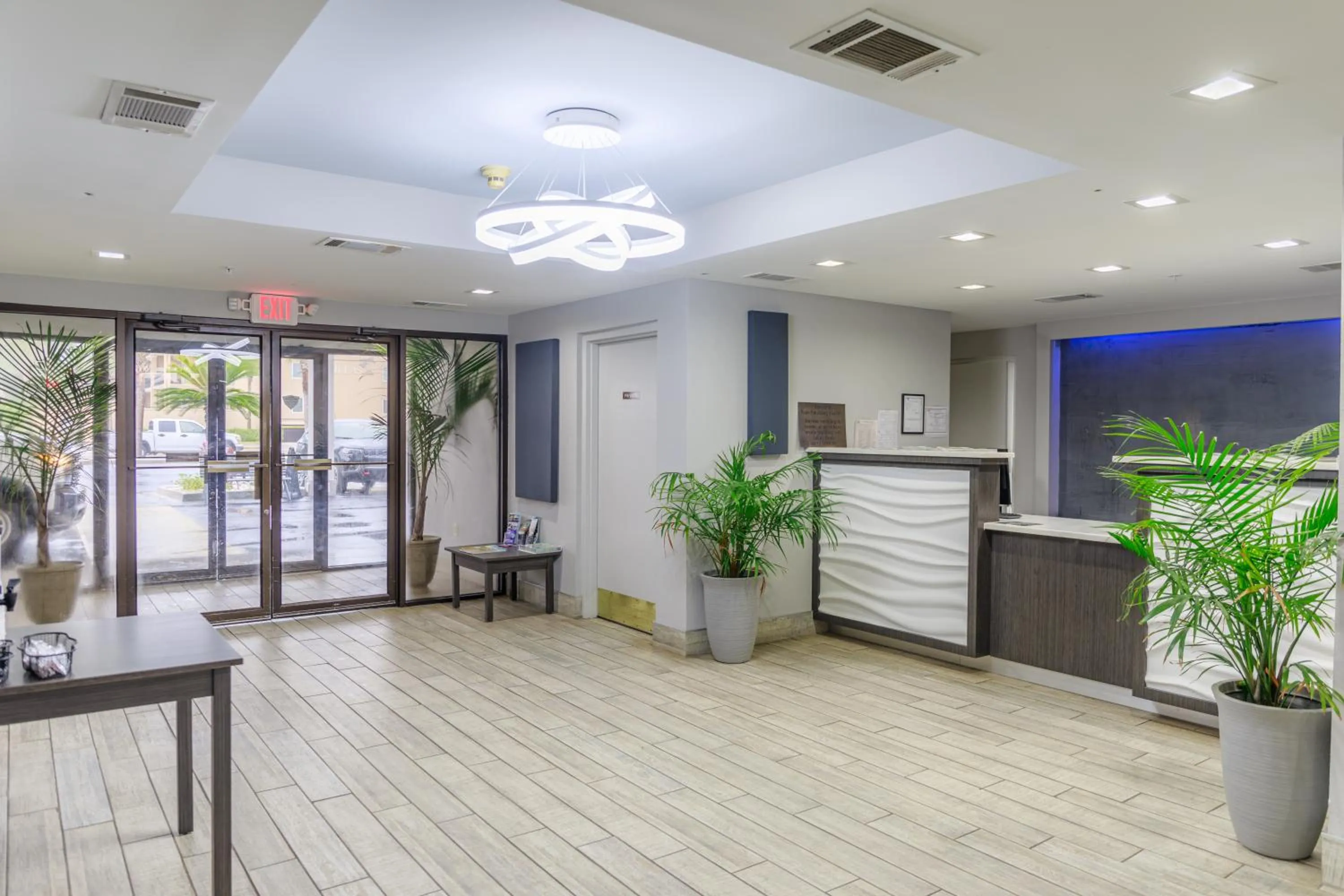 Lobby or reception in Admiral's Inn on Tybee Island