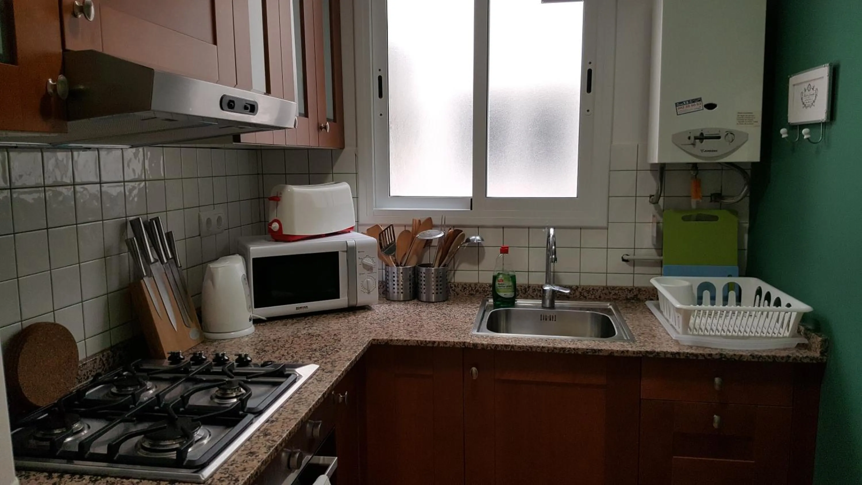 Kitchen or kitchenette in Apartamento Hector en Sitges