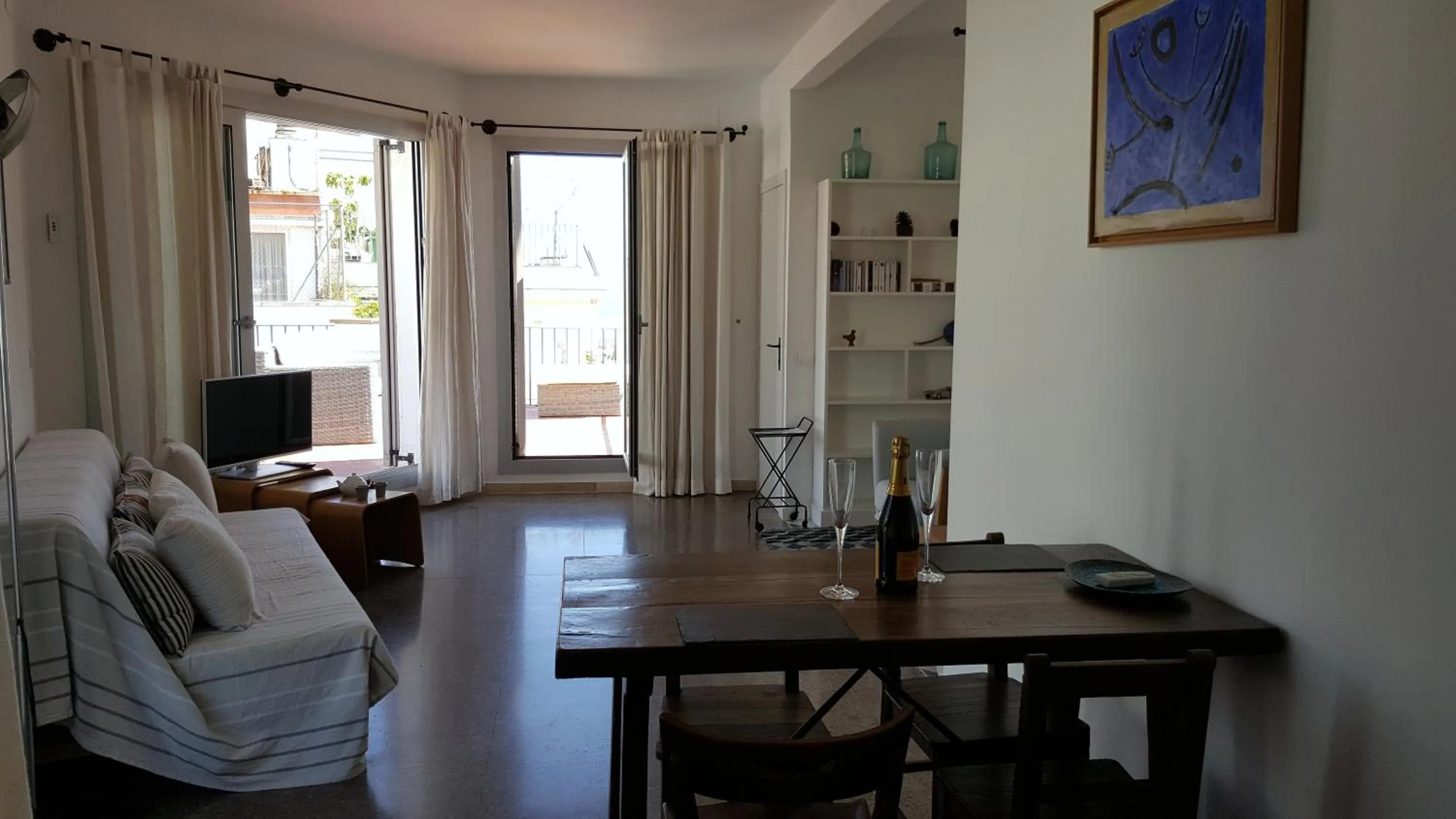 Dining area in The Sky Attic Apartment