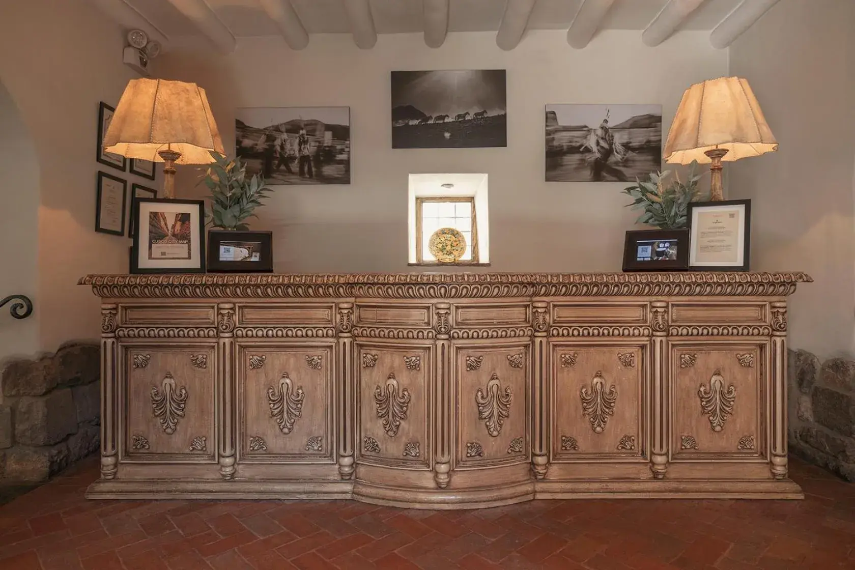 Lobby or reception in Antigua Casona San Blas Lobby or reception in Antigua Casona San Blas