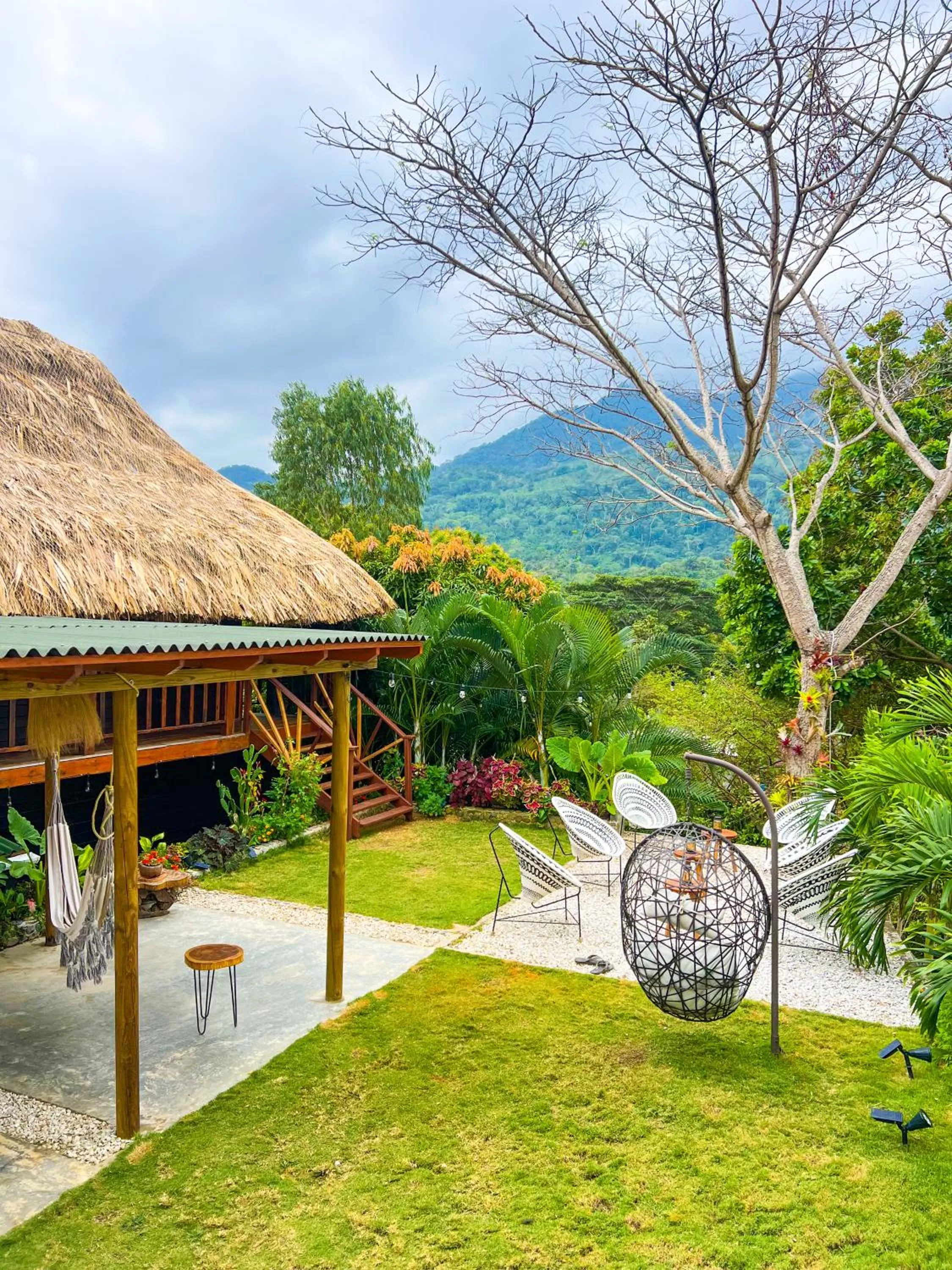 Garden view in Villa Tayrona