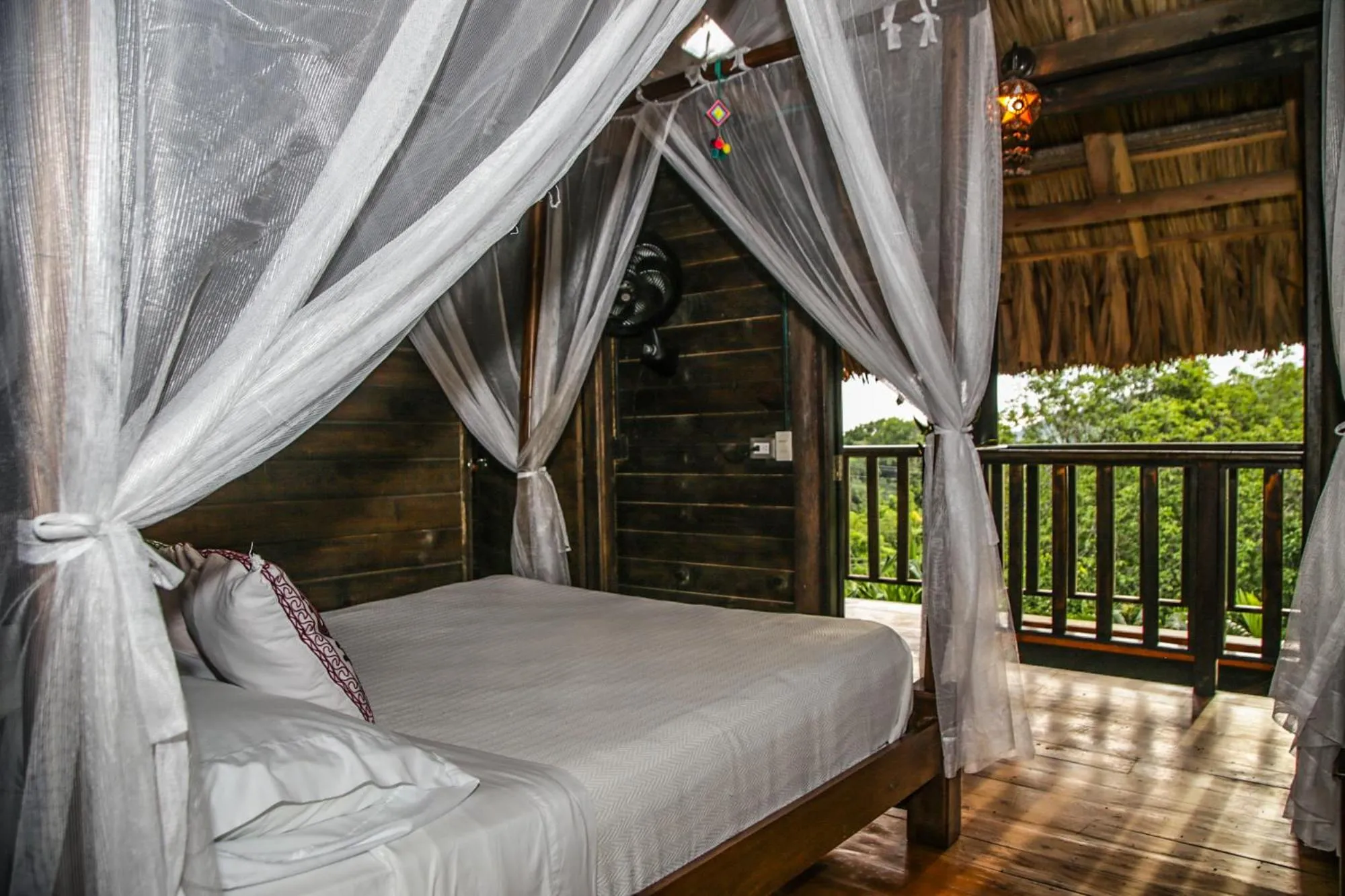 Bedroom, Bed in Villa Tayrona