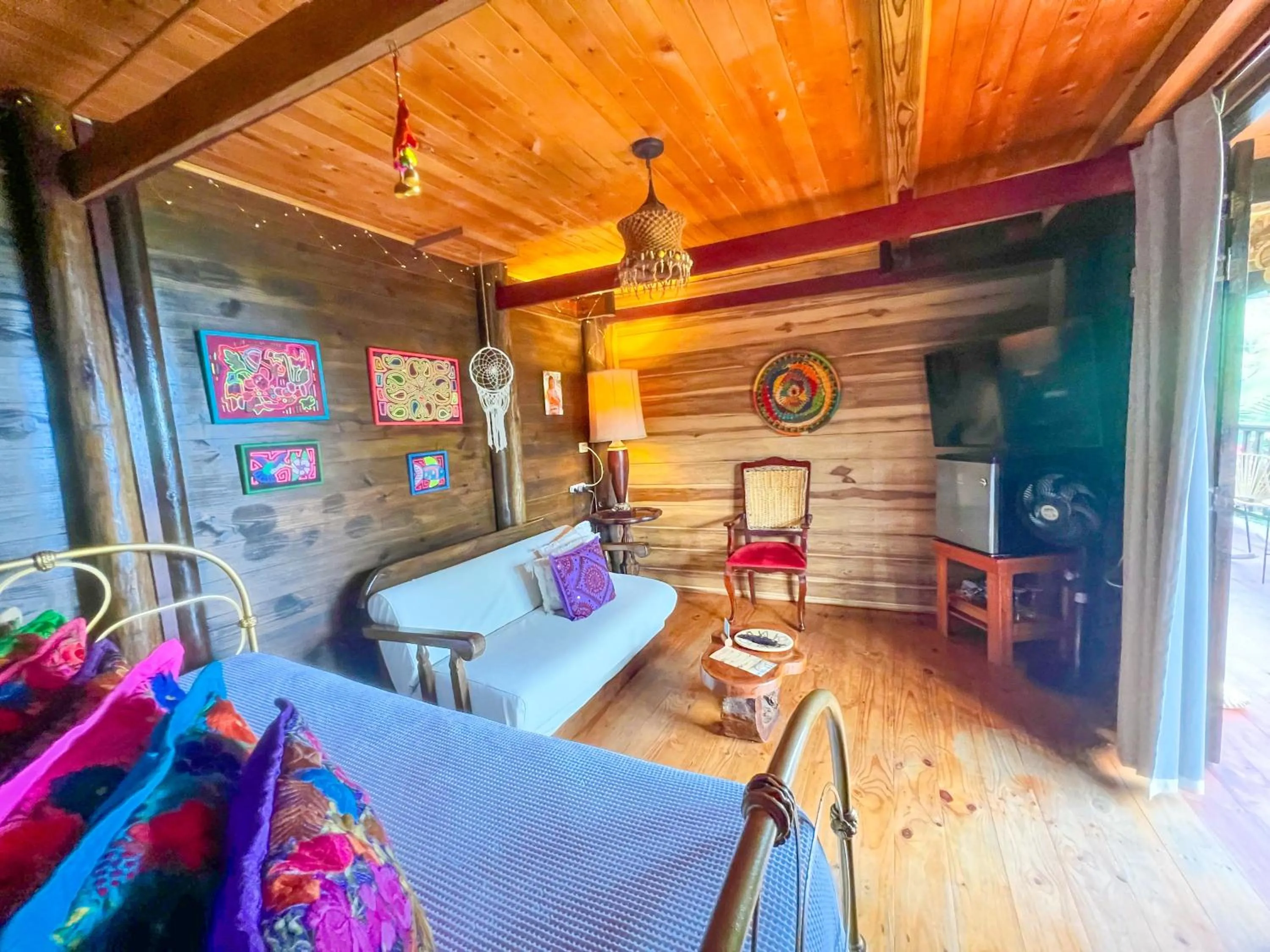 Living room in Villa Tayrona