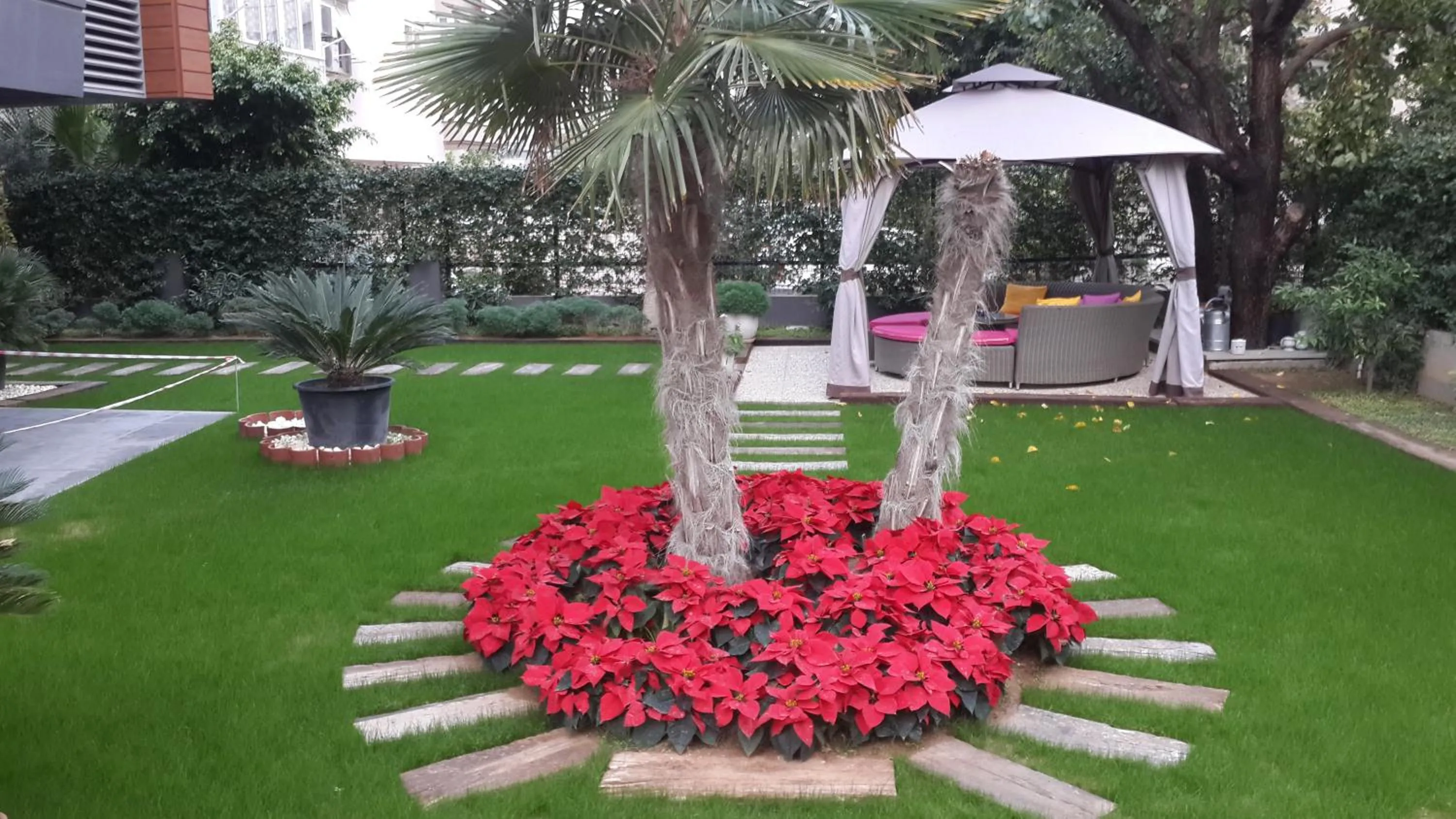 Garden view in BMK APART Otel